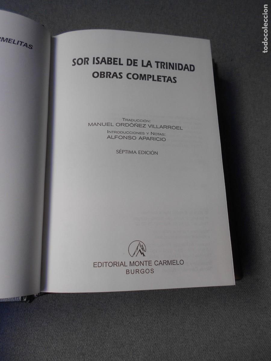 Libros de segunda mano: SOR ISABEL. OBRAS COMPLETAS - Foto 3