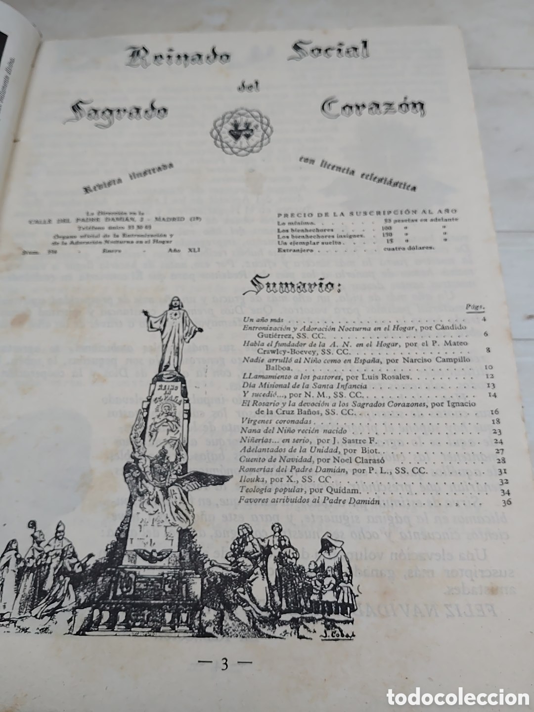 Libros de segunda mano: Reinado social del sagrado coraz&oacute;n. Del n 356 al n 366. Encuadernado en un tomo