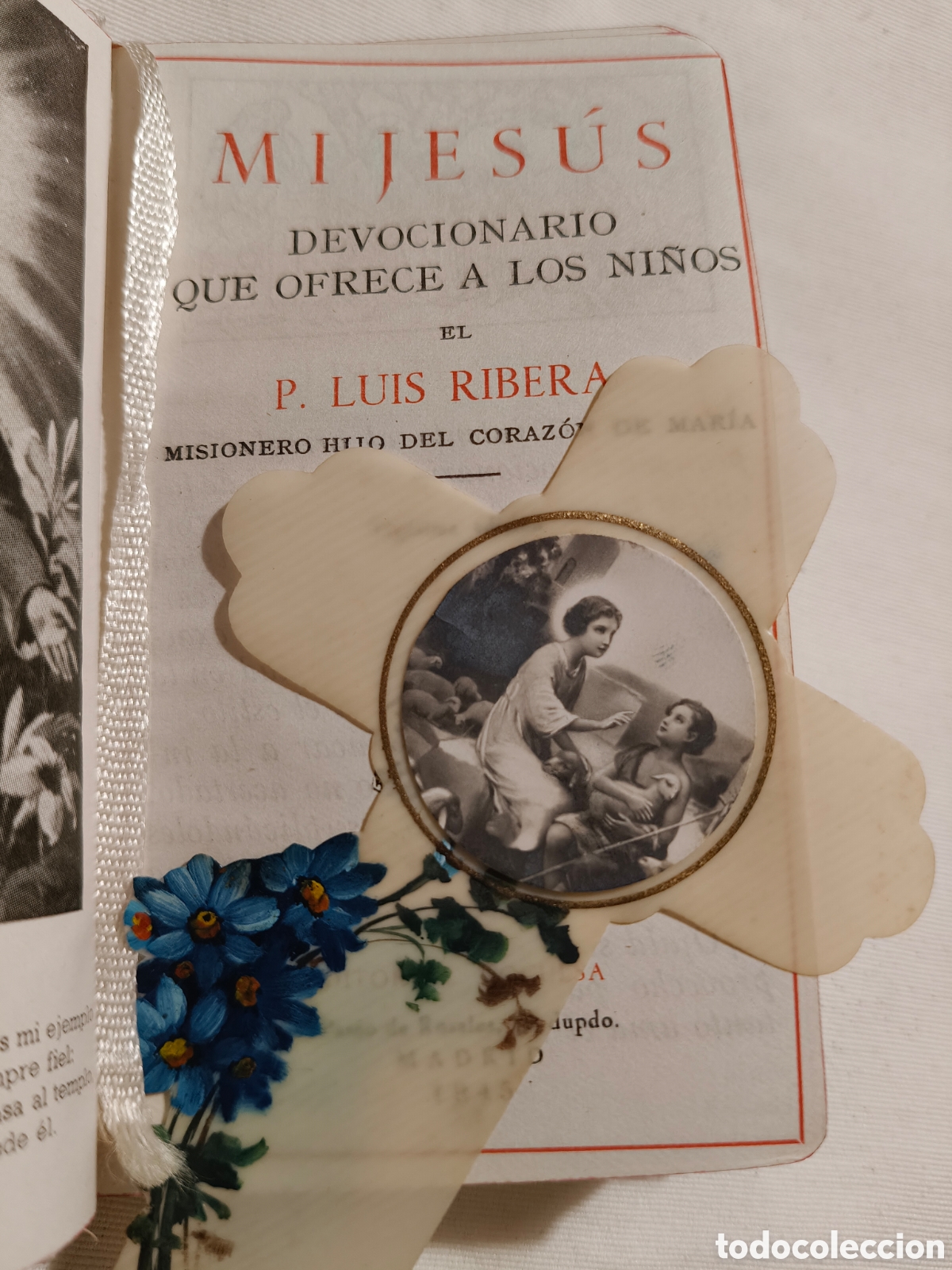 Libros de segunda mano: MI JES&Uacute;S. Devocionario infantil que ofrece a los ni&ntilde;os. P. Luis Ribera. Ed. Coculsa, 1945. Encuadern