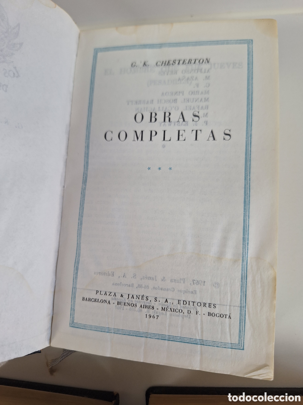 Libros de segunda mano: CHESTERTON, Obras completas, 4 tomos - Foto 10
