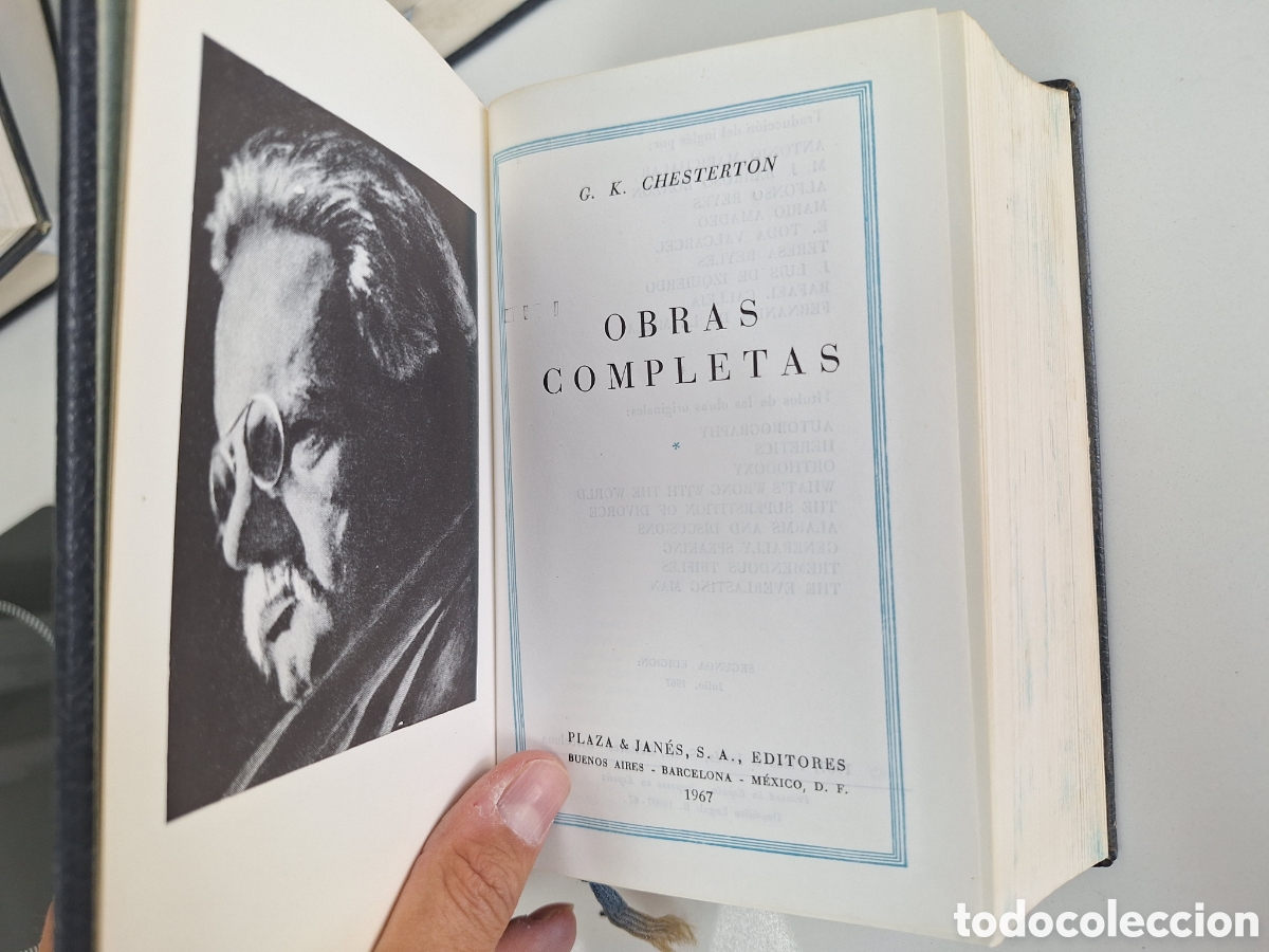 Libros de segunda mano: CHESTERTON, Obras completas, 4 tomos - Foto 13