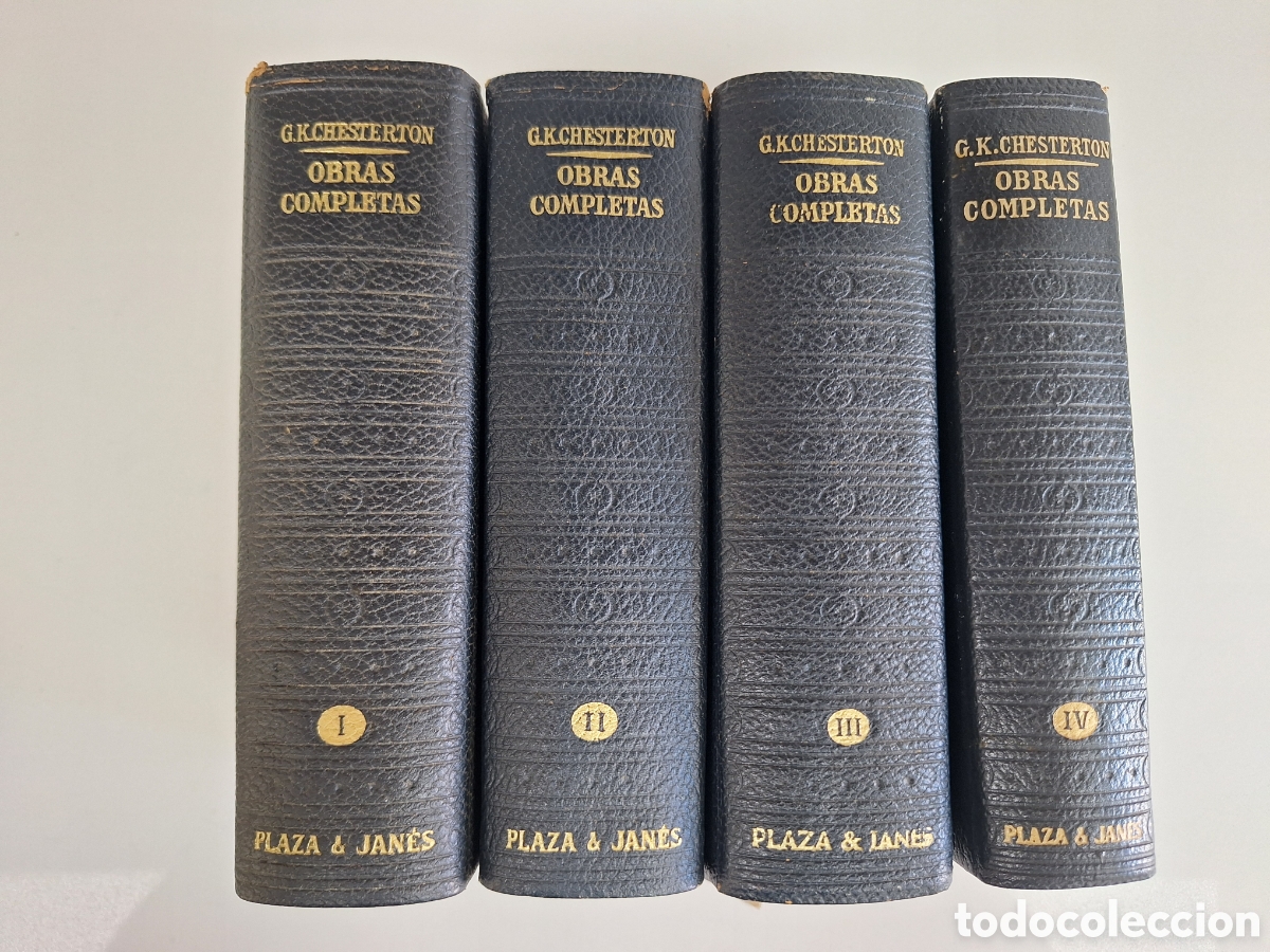 Libros de segunda mano: CHESTERTON, Obras completas, 4 tomos - Foto 1
