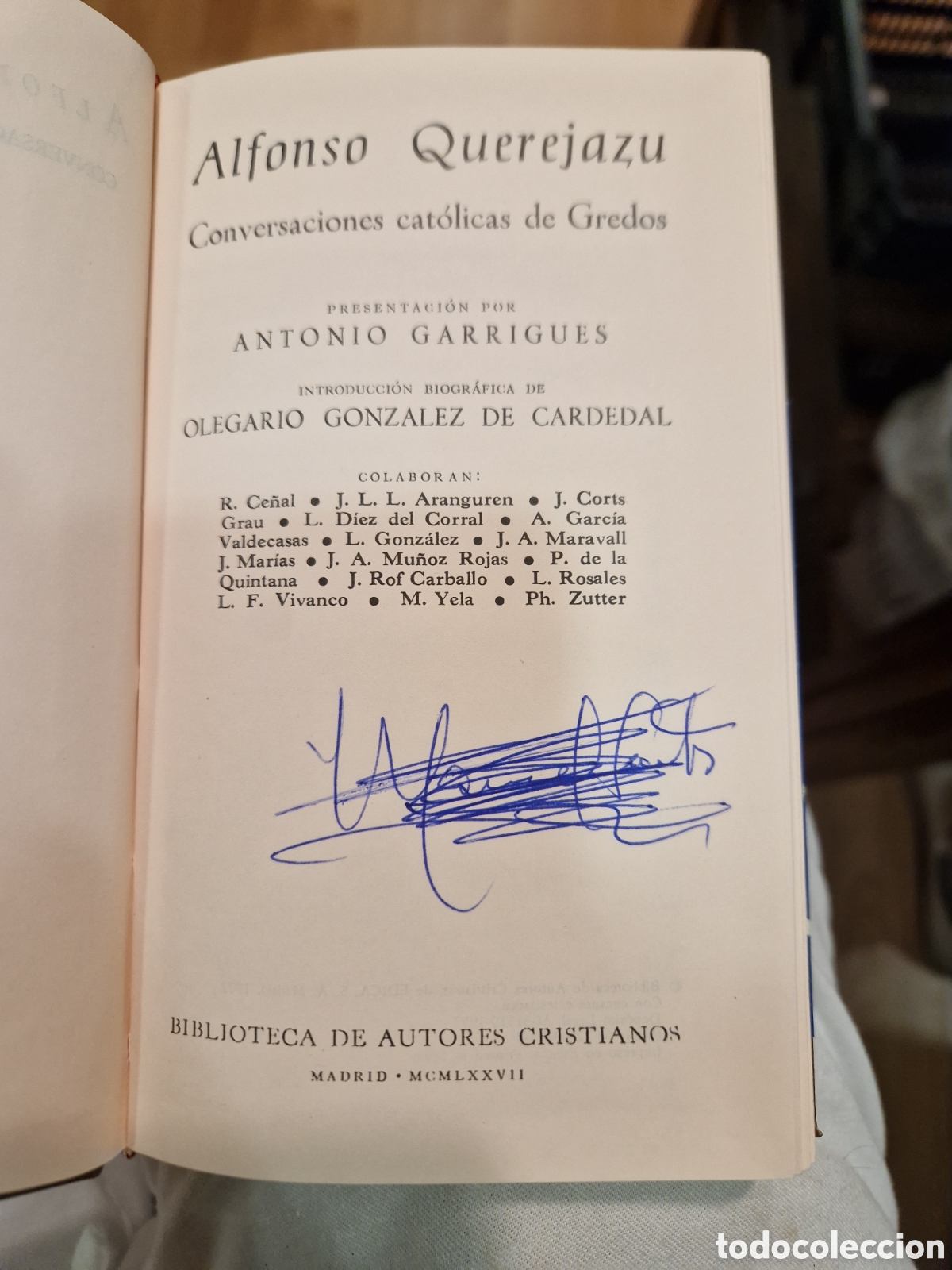 Gebrauchte B&uuml;cher: QUEREJAZU, Alfonso Conversaciones cat&oacute;licas en Gredos