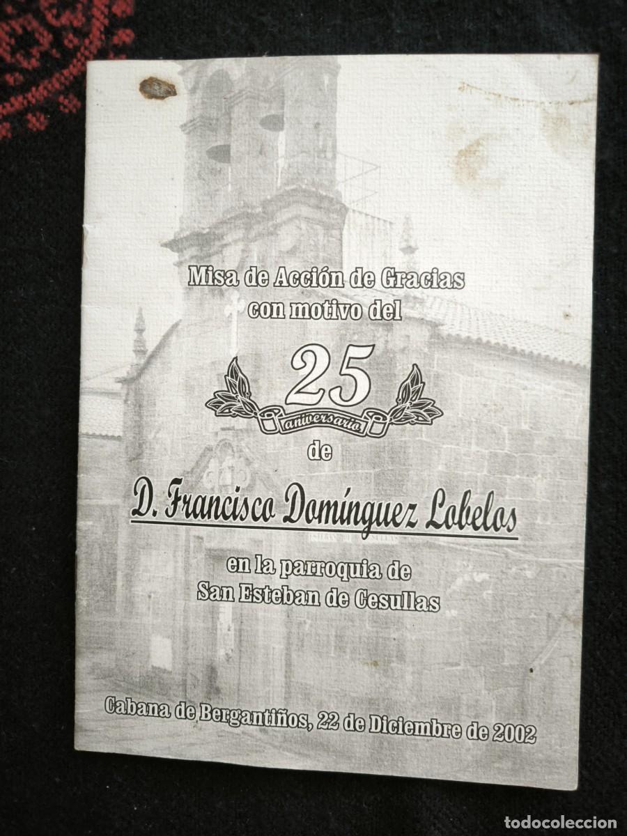 Gebrauchte B&uuml;cher: Librito Bodas De Plata Sacerdotales D. Francisco Dom&iacute;nguez Lobelos &ndash; Religioso Coleccionismo