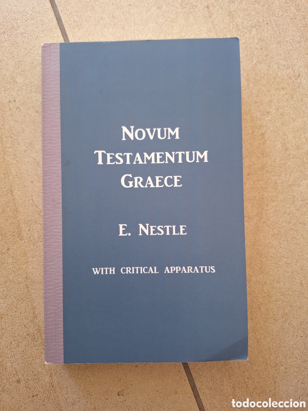Libros de segunda mano: E. NESTLE, Novum Testamentum Graece, with critical