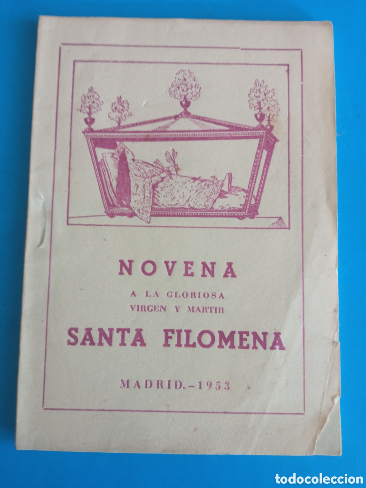 Libros de segunda mano: Novena a Santa Filomena de 1953,tiene 57 p&aacute;ginas