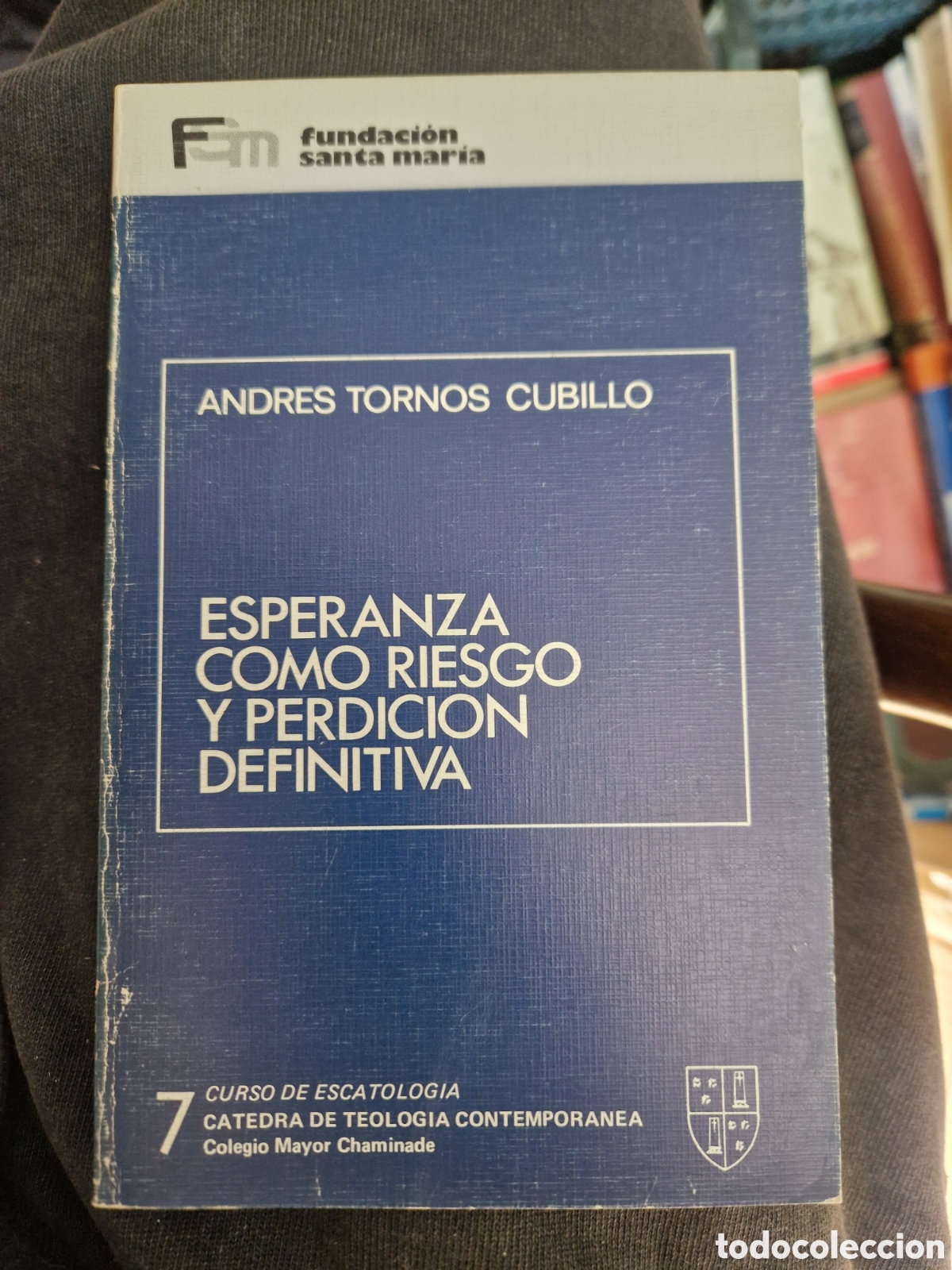 Libros de segunda mano: TORNOS CUBILLO, Andr&eacute;s Esperanza como riesgo y perdici&oacute;n definitiva