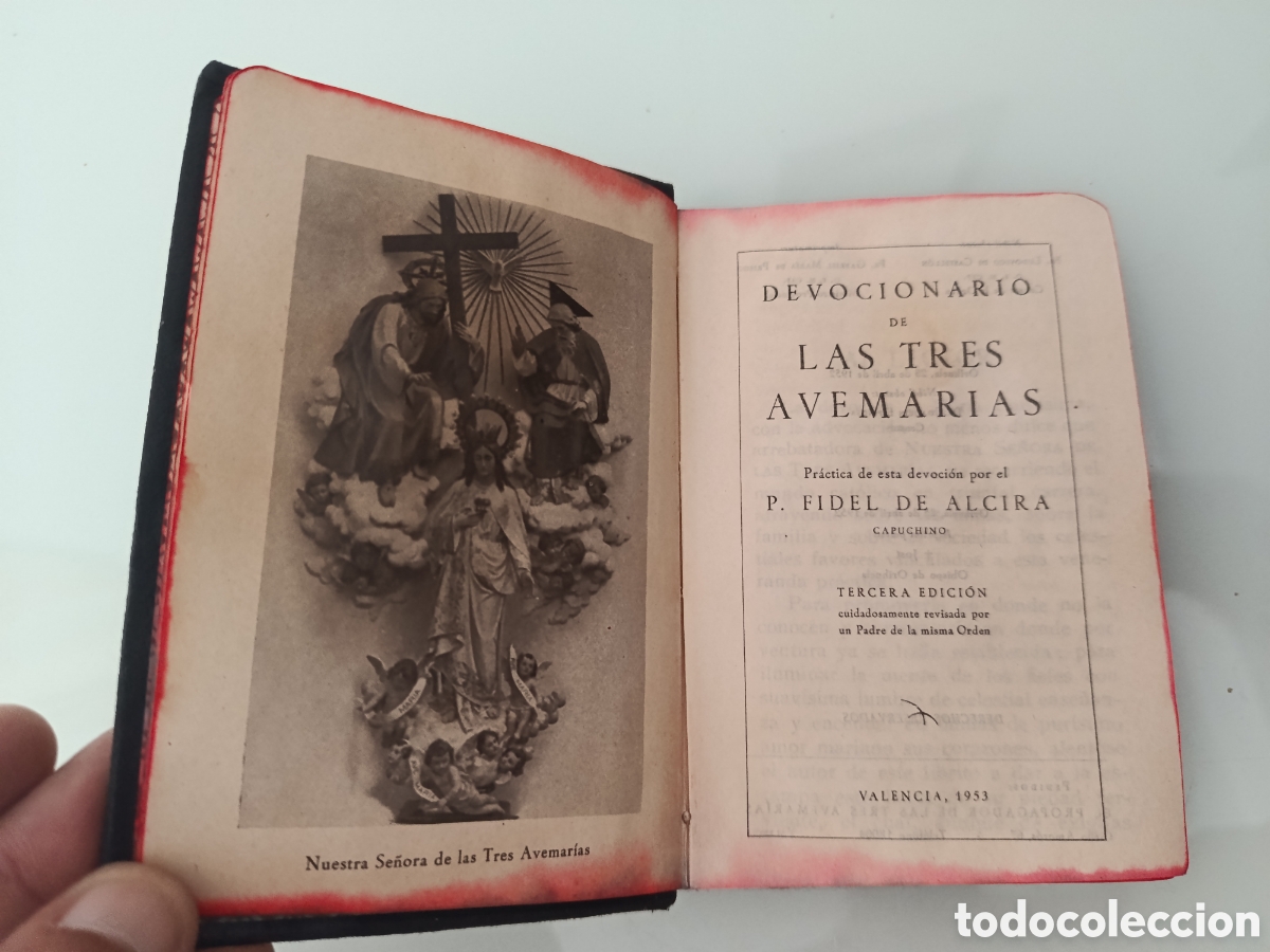 Libros de segunda mano: DEVOCIONARIO DE LAS TRES AVEMAR&Iacute;AS