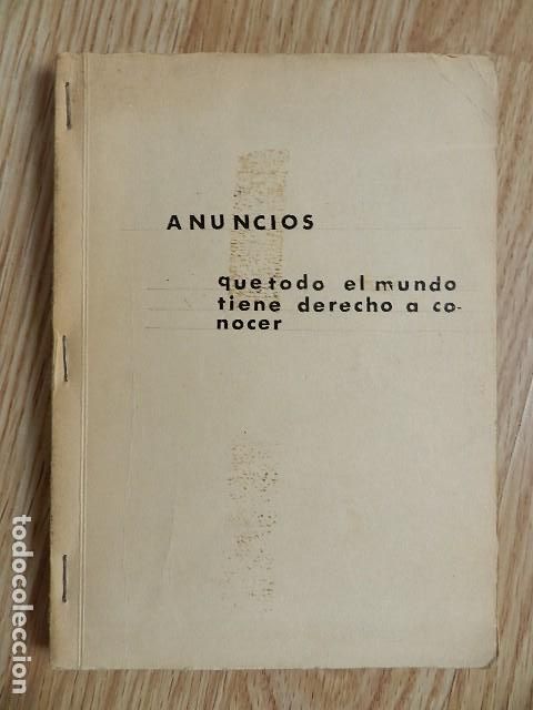Livros em segunda m&atilde;o: ANUNCIOS que todo el mundo tiene derecho a conocer Fatima Salette Garabandal Pio Orione Colombara