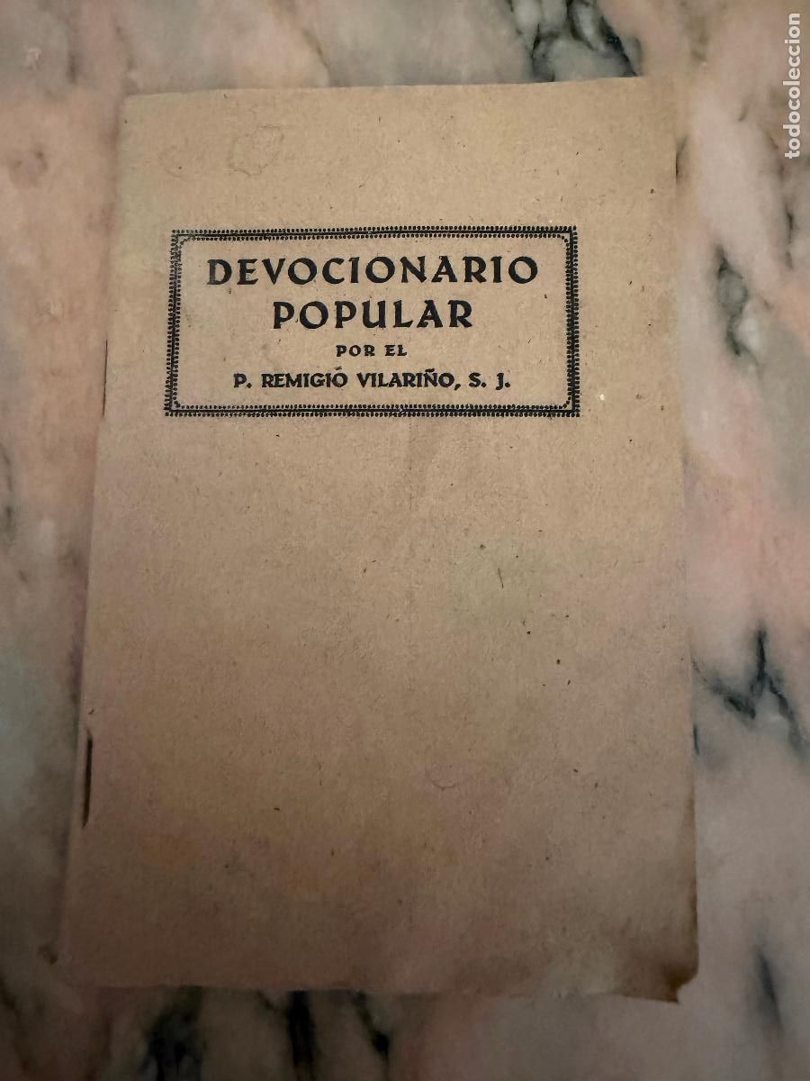 Libros de segunda mano: Devocionario Popular (p.Temigio Vilari&ntilde;o)