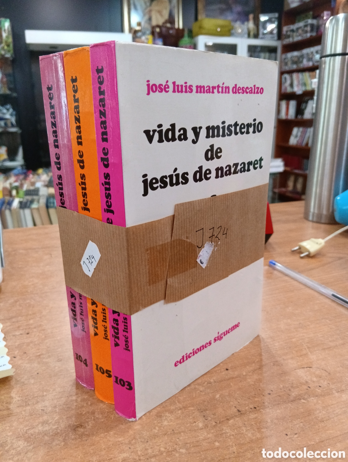 Libros de segunda mano: Vida y misterio de Jes&uacute;s de Nazaret - Tomo I, II y III - Jose Luis Mart&iacute;n Descalzo - S&iacute;gueme (1986)