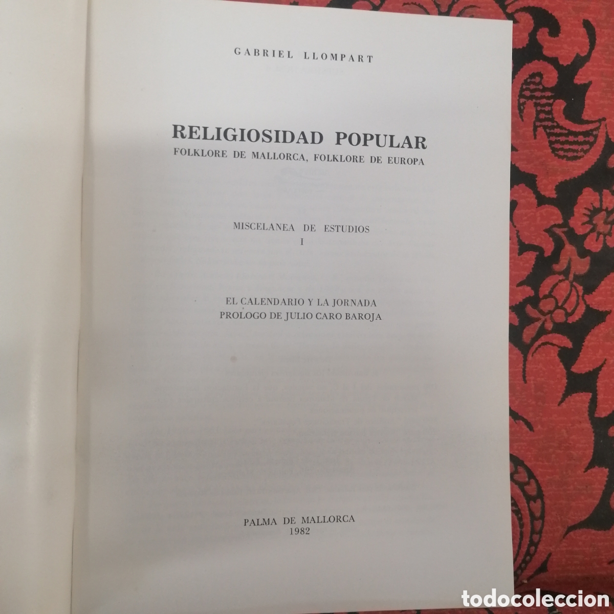 Libros de segunda mano: Libro Religiosidad Popular de Gabriel Llompart - Foto 3