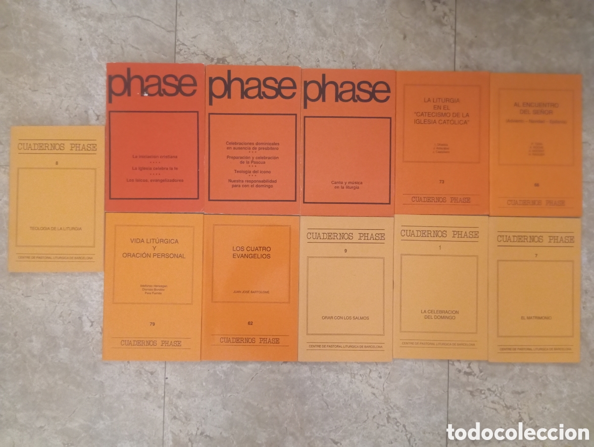 Libri di seconda mano: LOTE RELIGION CUADERNOS PHASE