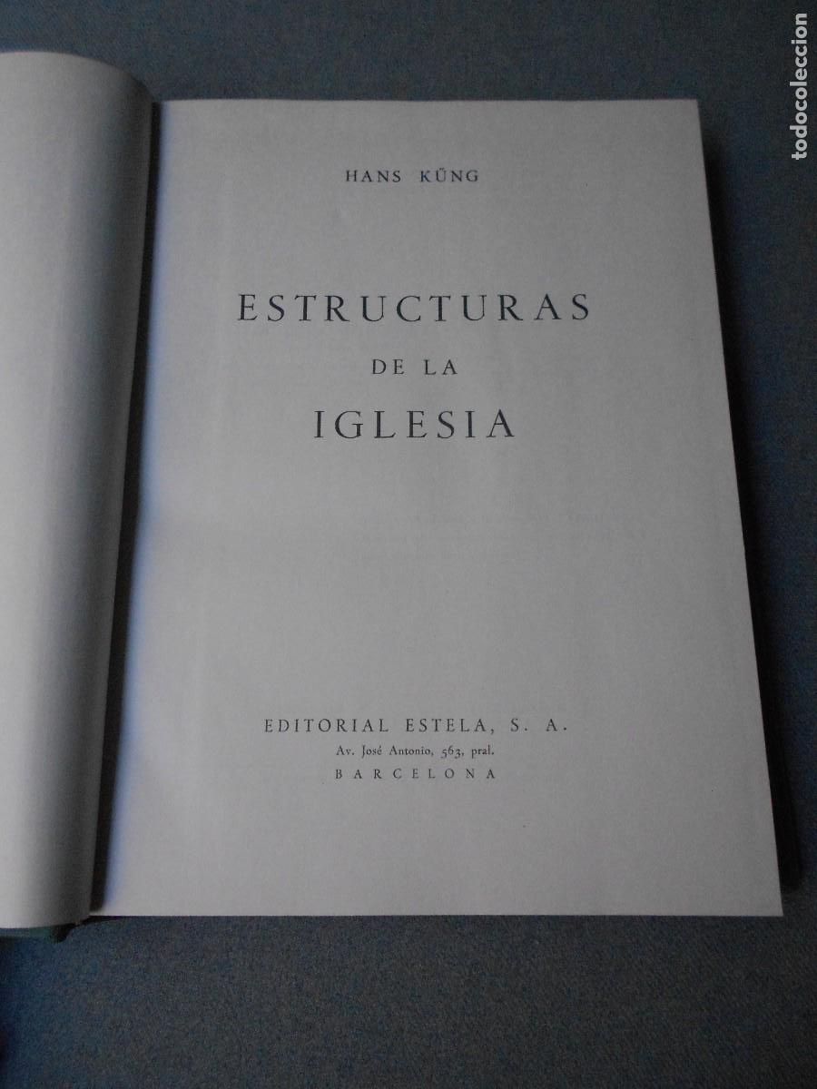 Libros de segunda mano: ESTRUCTURAS DE LA IGLESIA - Foto 2