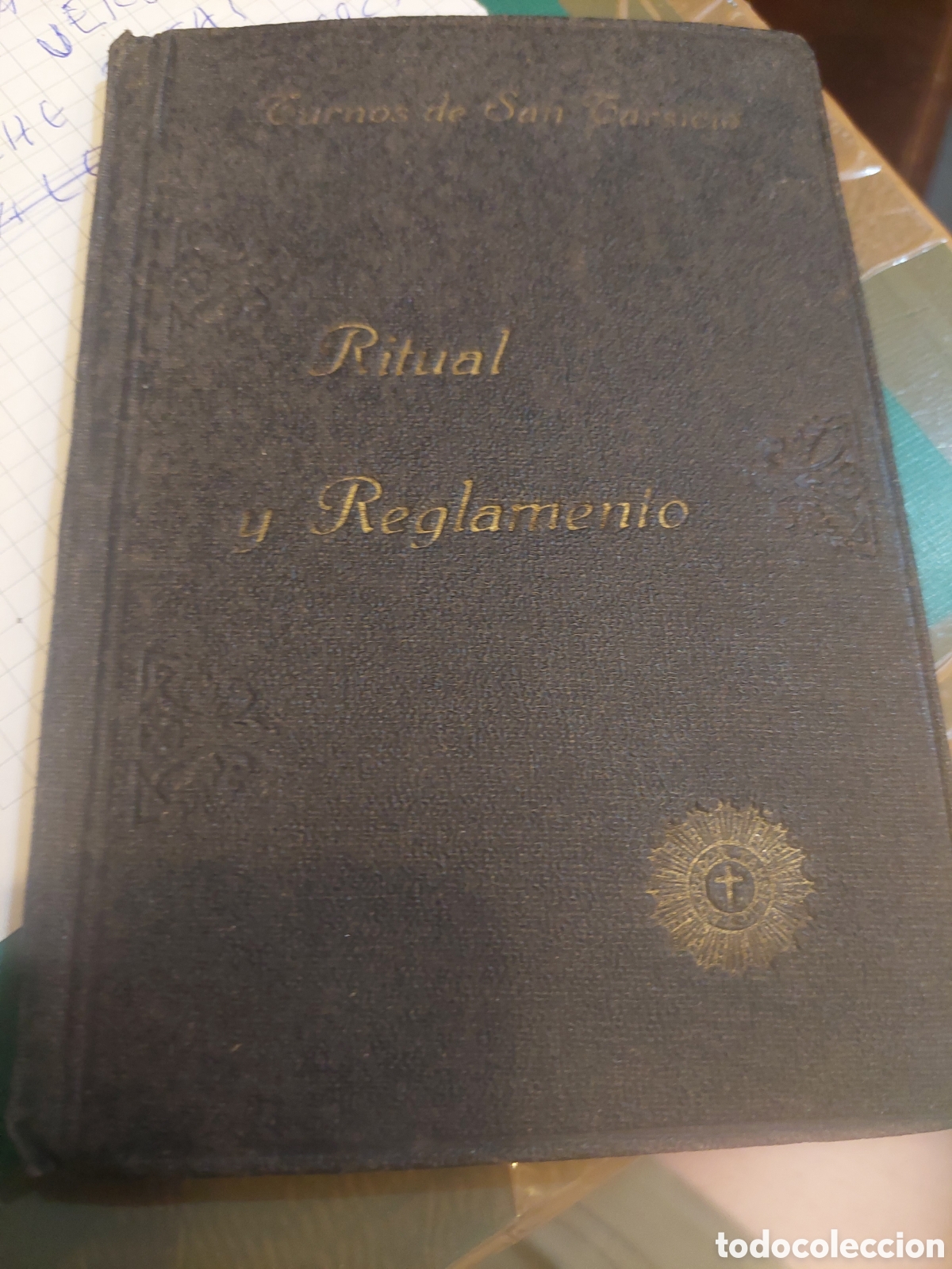 Libros de segunda mano: 1923 RITUAL Y REGLAMENTO TURNOS DE SAN TARSICIO ADORACI&Oacute;N NORTURNA ESPA&Ntilde;OLA