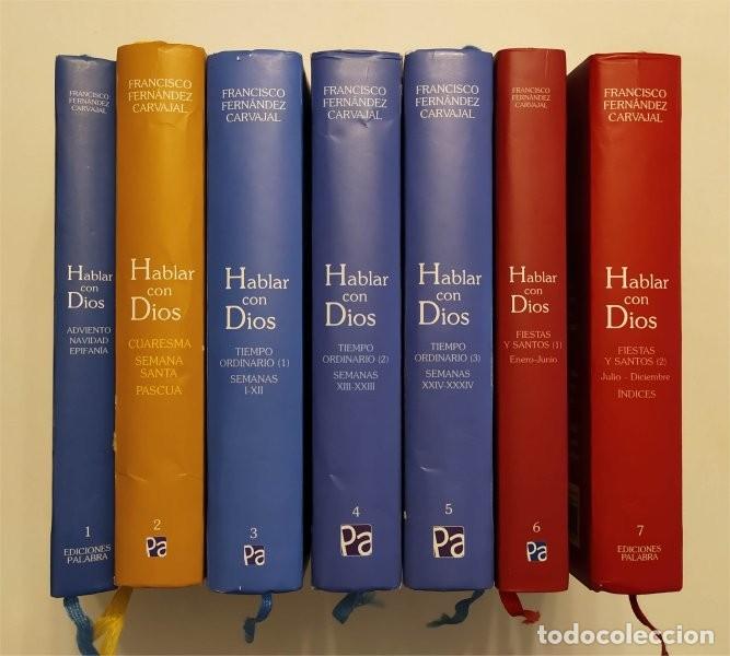 Libros de segunda mano: Hablar con Dios. Francisco Fern&aacute;ndez-Carvajal. 7 tomos. Completo