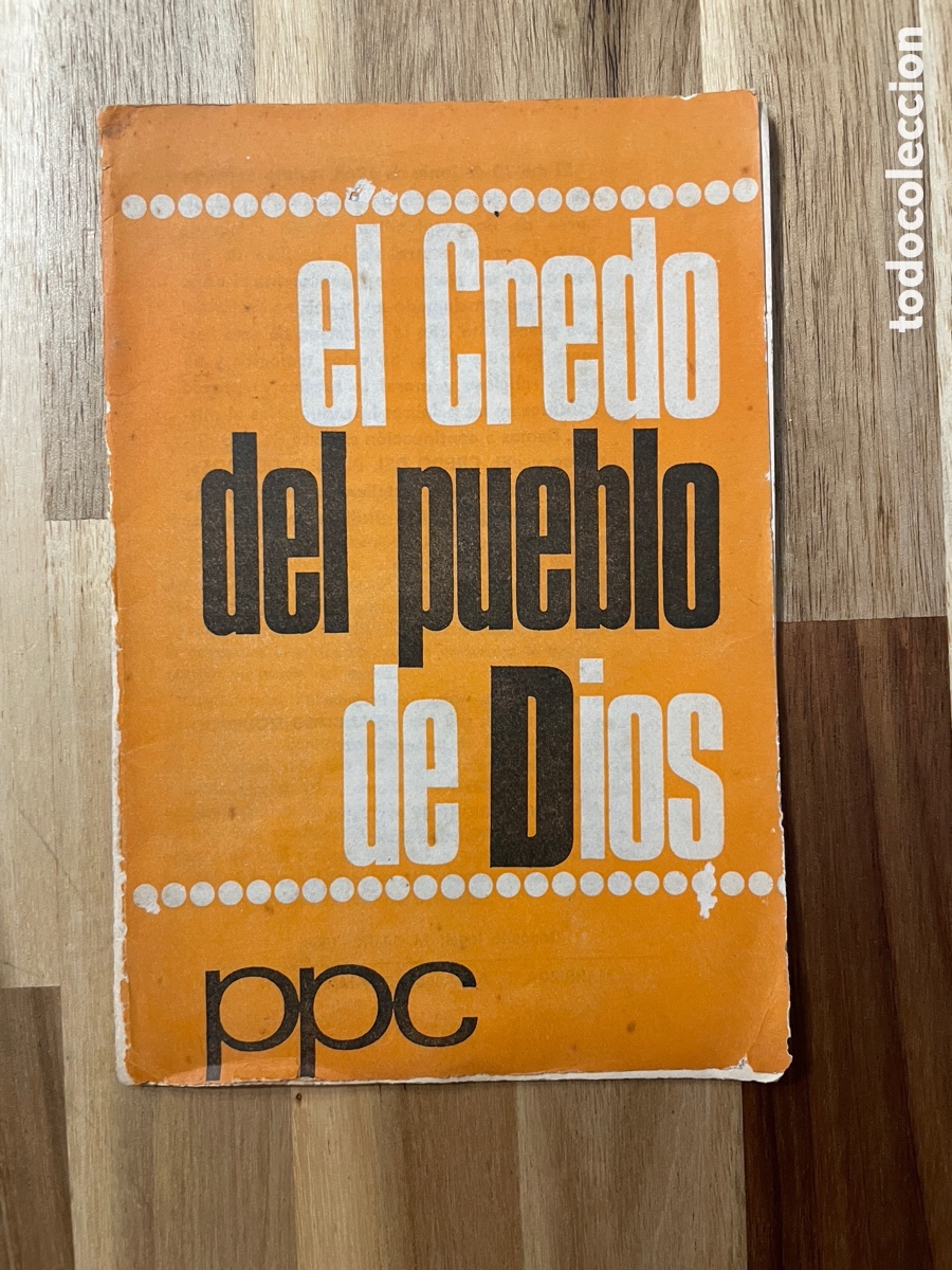 Libri di seconda mano: El credo del pueblo de Dios. 1968. Pablo VI.