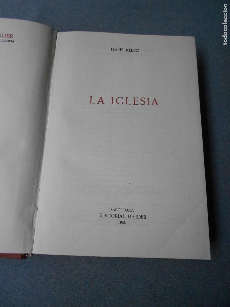 Libros de segunda mano: LA IGLESIA. HANS K&Uuml;NG - Foto 3