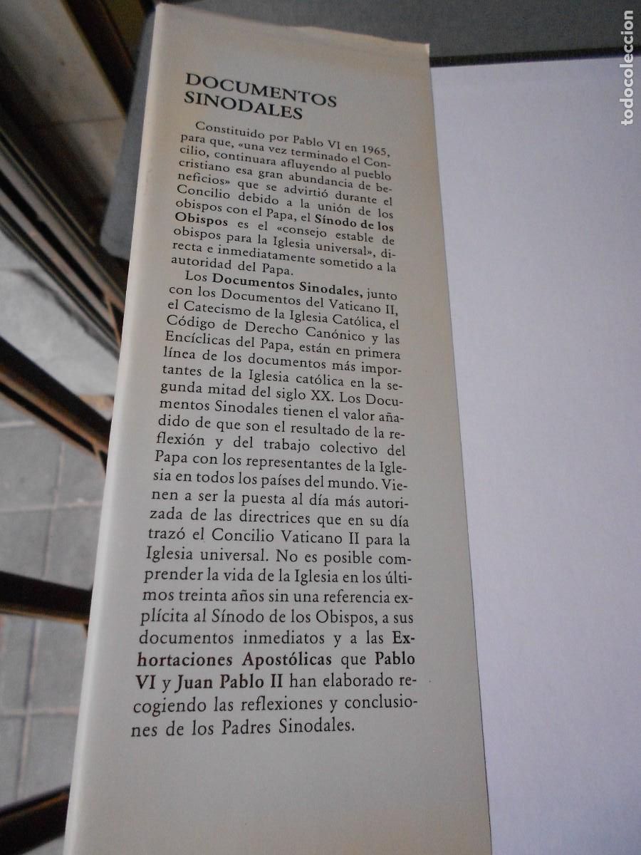 Libros de segunda mano: DOCUMENTOS SINODALES - Foto 2
