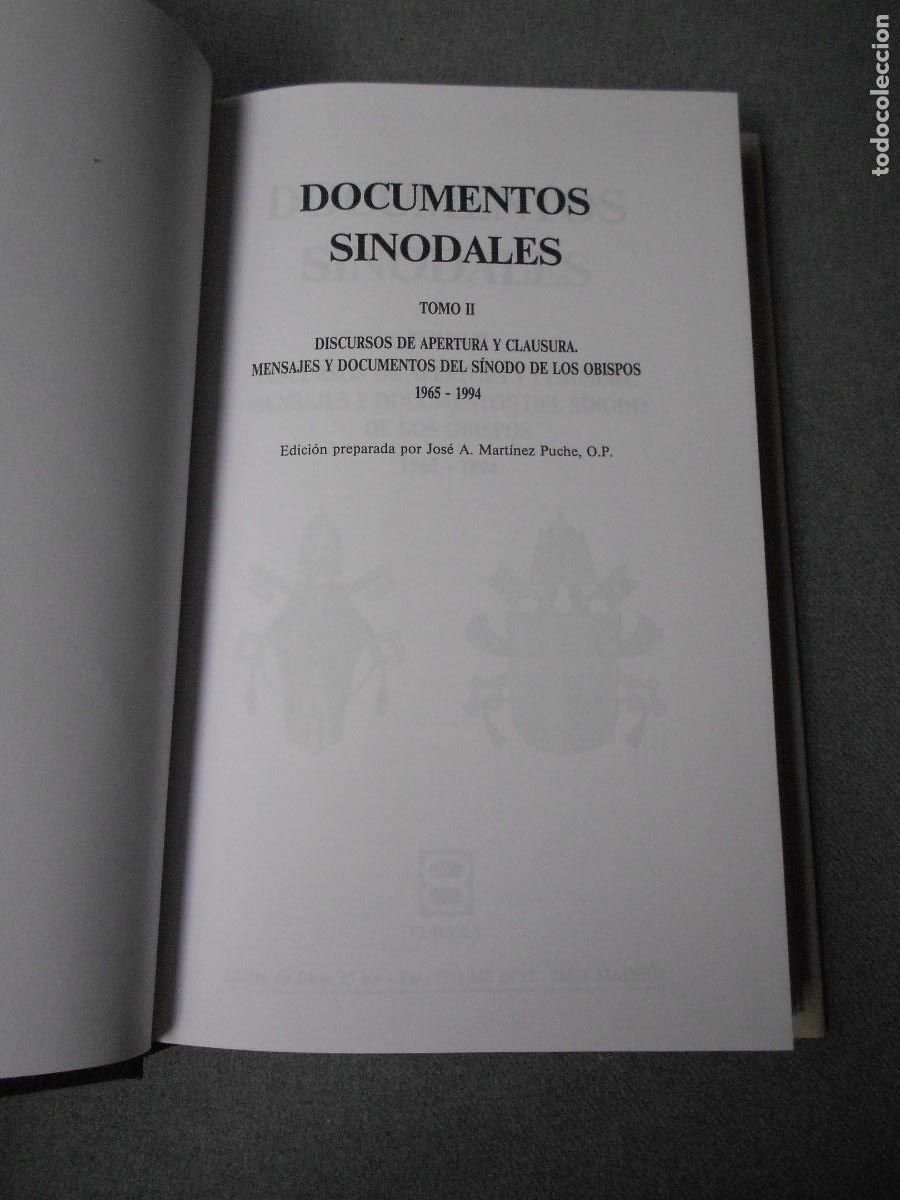 Libros de segunda mano: DOCUMENTOS SINODALES - Foto 5