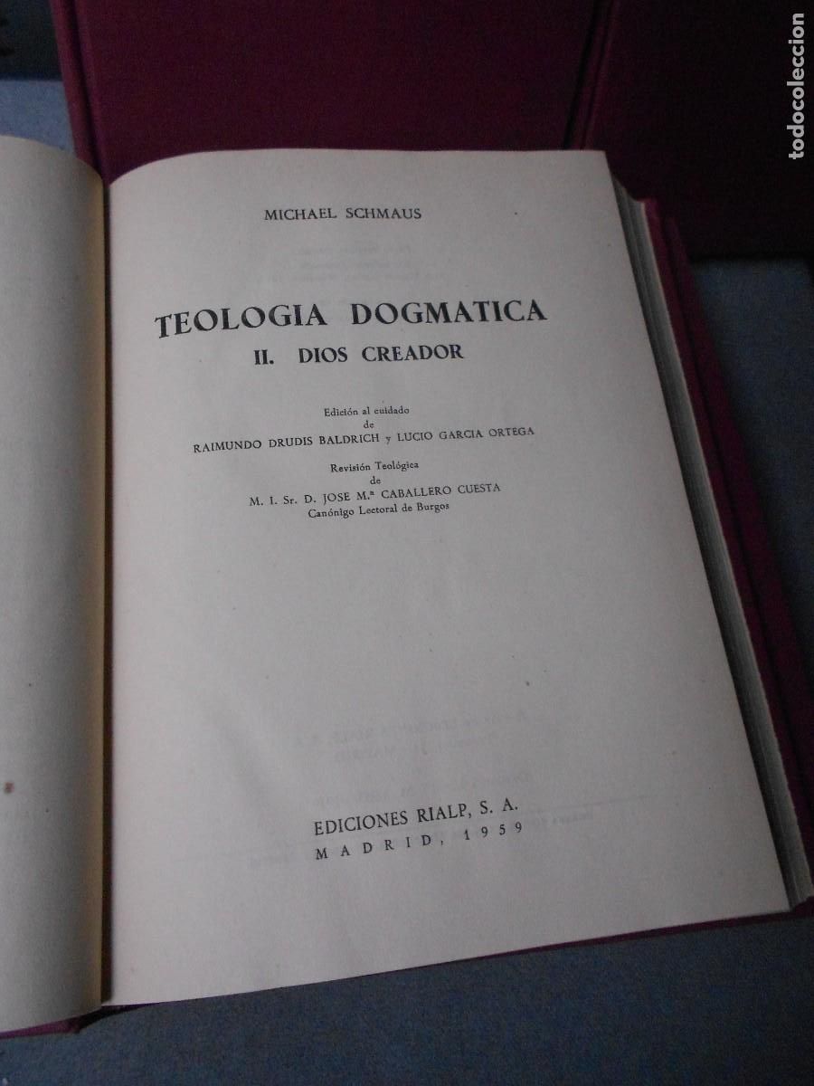 Libros de segunda mano: TEOLOGIA DOGMATICA. 5 TOMOS - Foto 2
