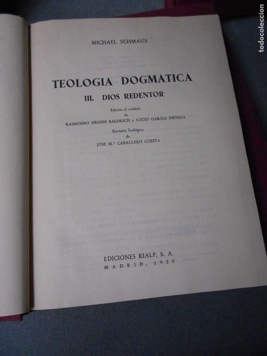 Libros de segunda mano: TEOLOGIA DOGMATICA. 5 TOMOS - Foto 3