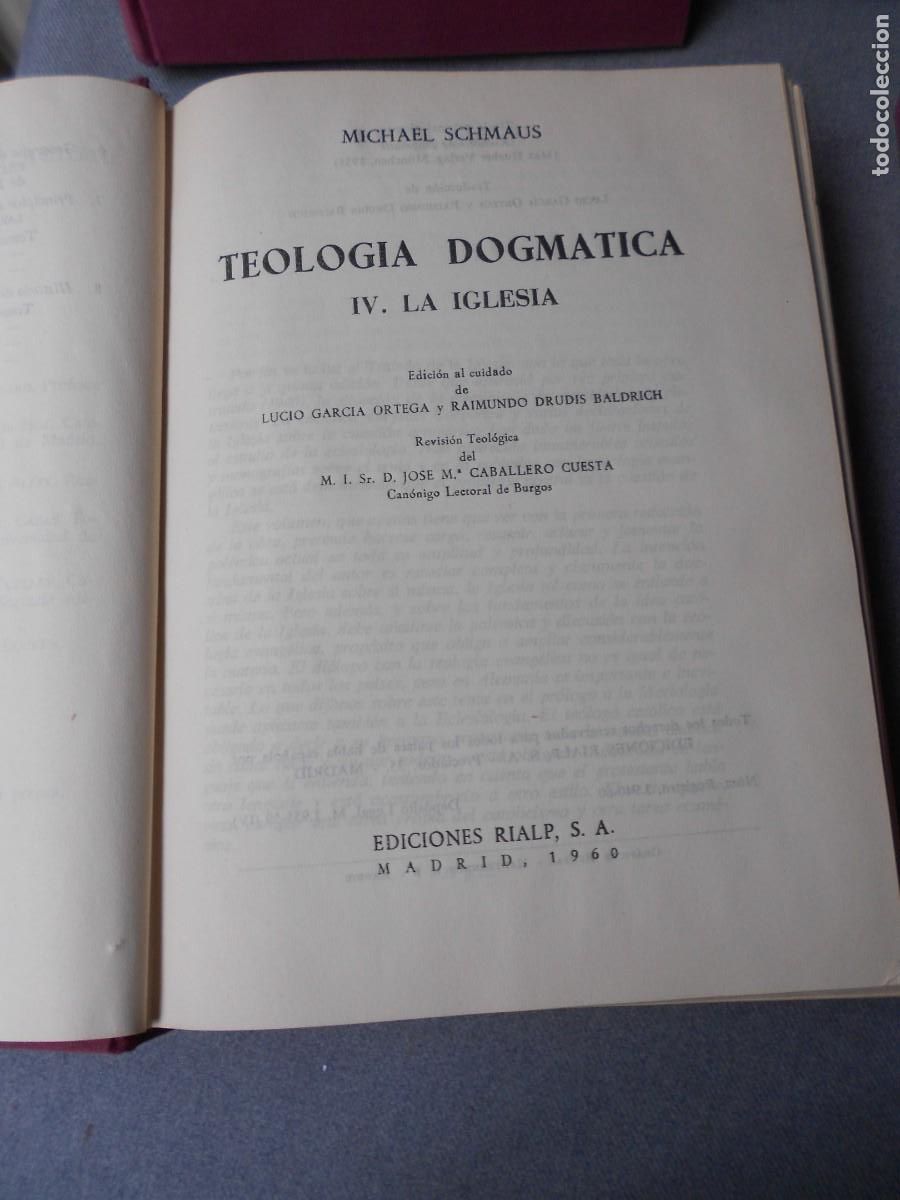 Libros de segunda mano: TEOLOGIA DOGMATICA. 5 TOMOS - Foto 5