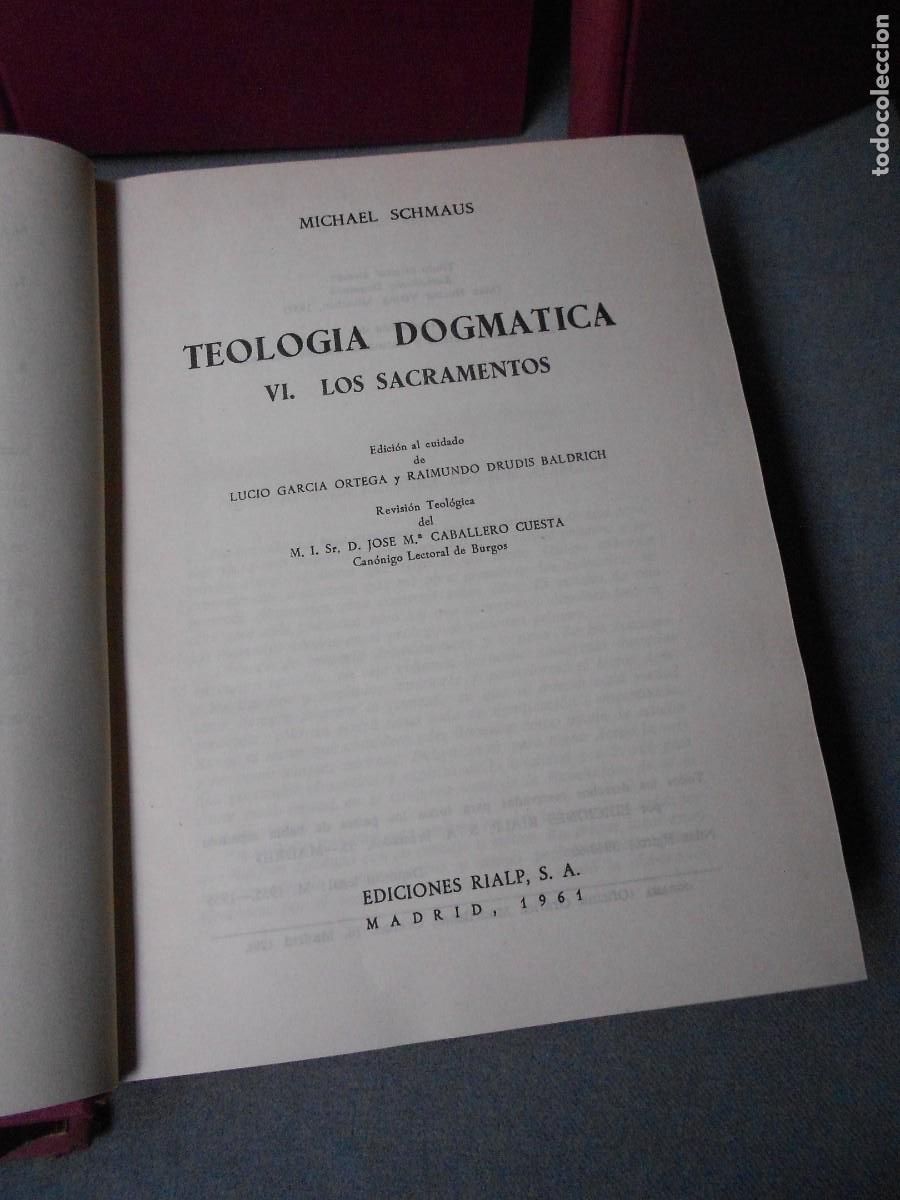 Libros de segunda mano: TEOLOGIA DOGMATICA. 5 TOMOS - Foto 7