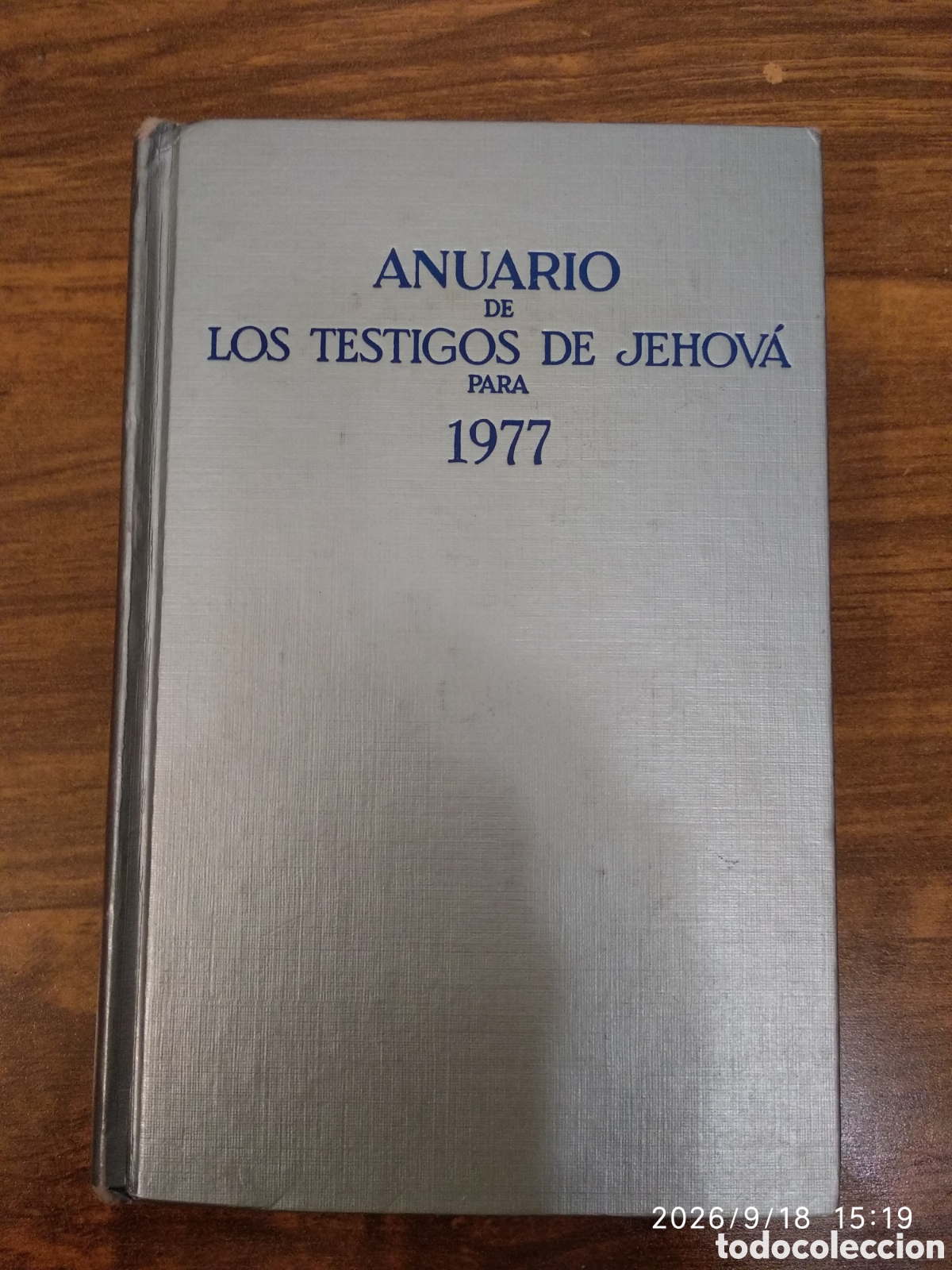 Libros de segunda mano: Anuario de los testigos de Jehov&aacute; 1977