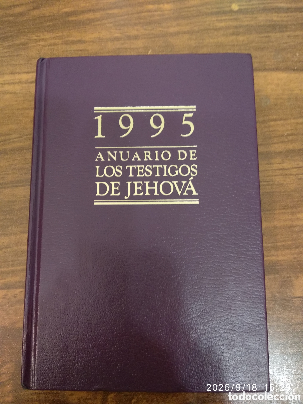 Libros de segunda mano: Anuario de los testigos de Jehov&aacute; 1995