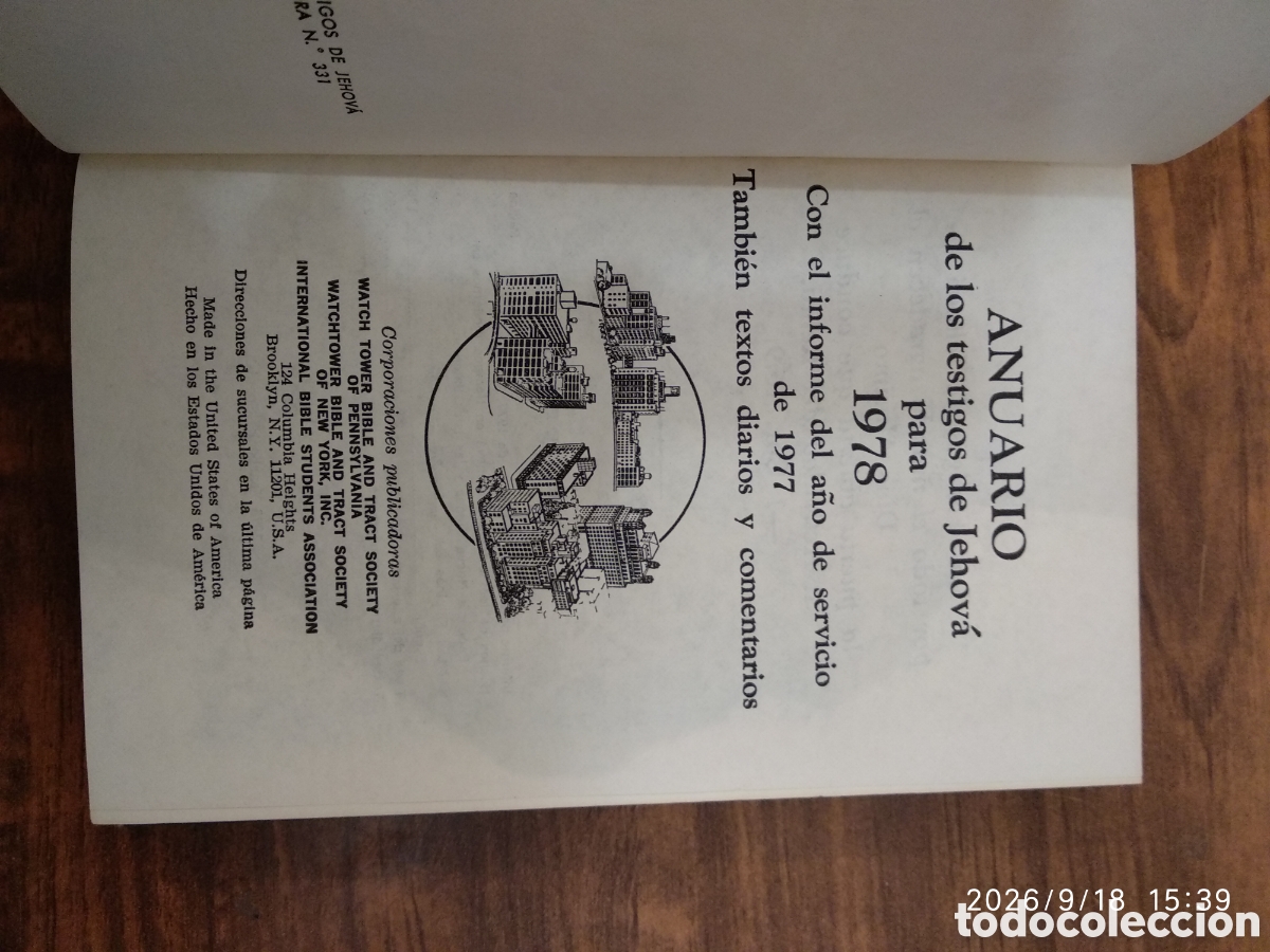 Libros de segunda mano: Anuario de los testigos de Jehov&aacute; 1978 - Foto 12