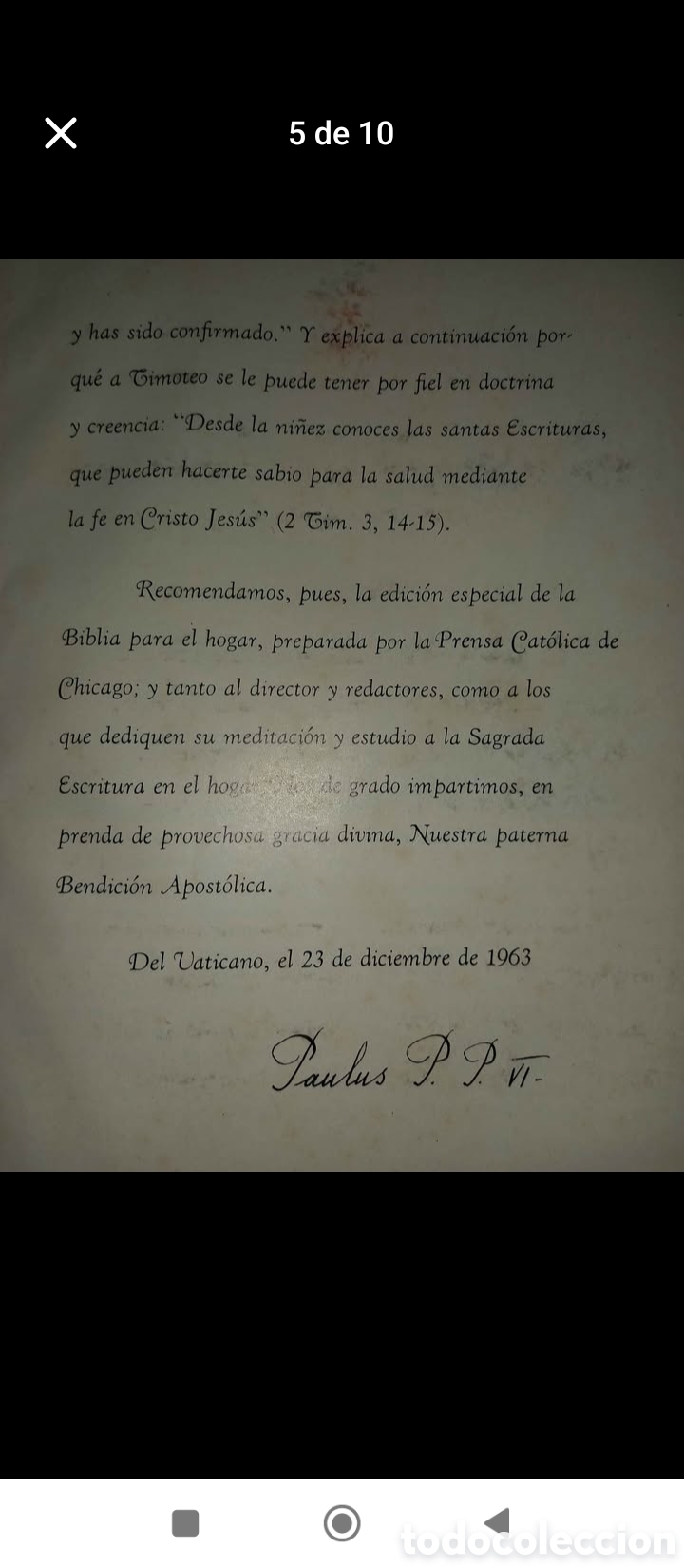 Libros de segunda mano: Sagrada Biblia Straubinger - Foto 5
