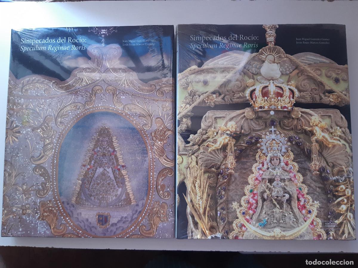 Libros de segunda mano: SIMPECADOS DEL ROCIO SPECULUM REGINAE RORIS 2 TOMOS TARTESOS TM Terciopelo