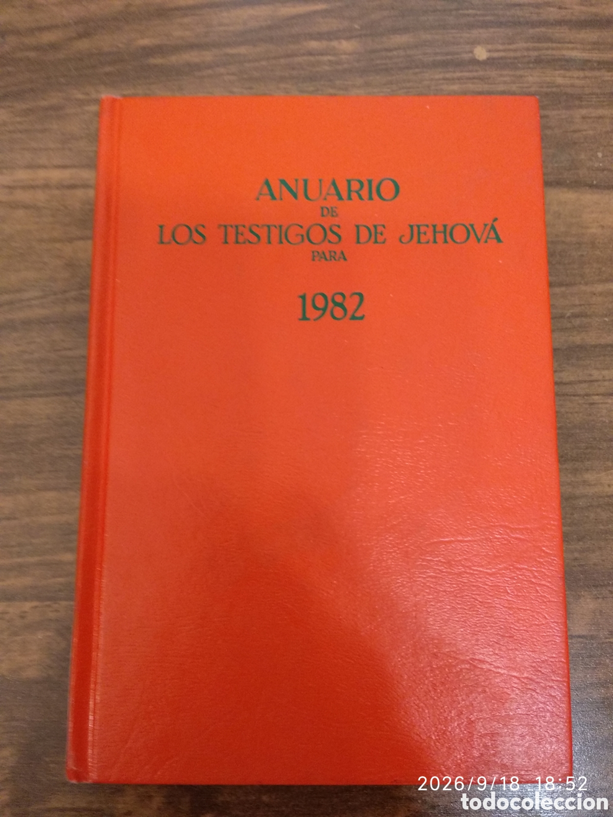 Libros de segunda mano: Anuario de los testigos de Jehov&aacute; 1982