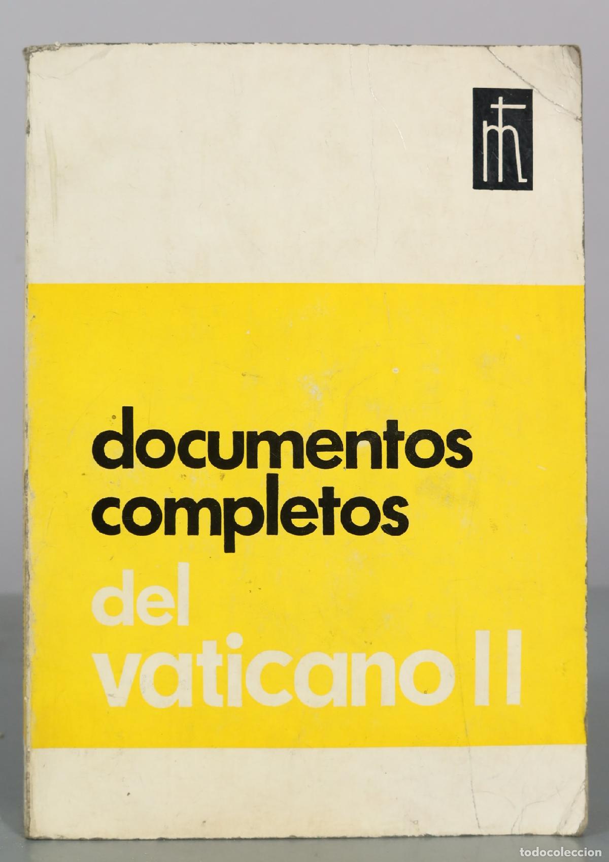 Libros de segunda mano: Documentos completos del Vaticano II - Editorial Cat&oacute;lica - Foto 1