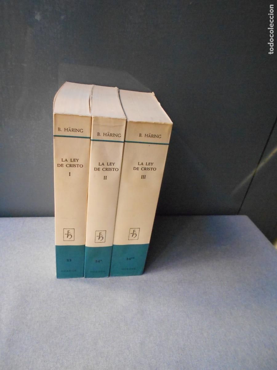 Libros de segunda mano: LA LEY DE CRISTO. H&Auml;RING. - Foto 6