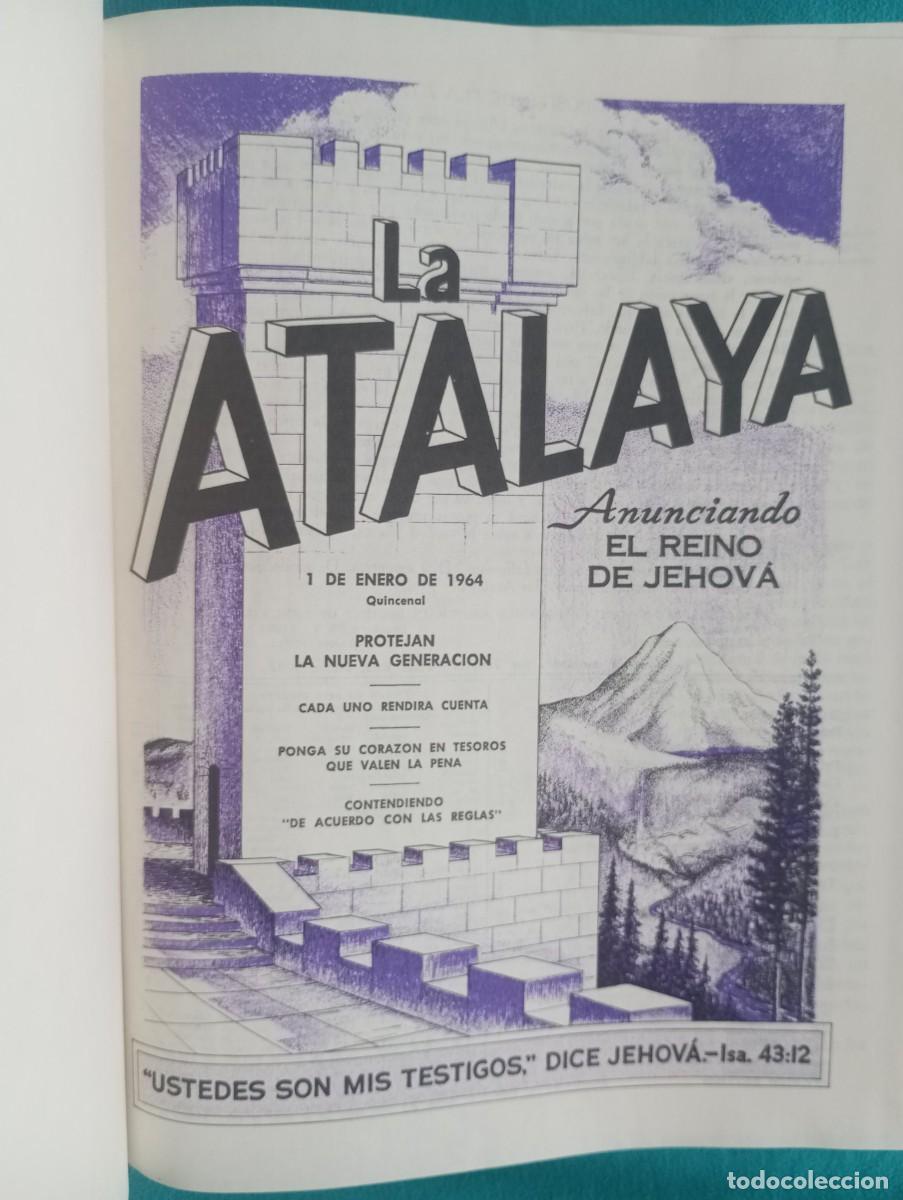 Libros de segunda mano: LA ATALAYA REVISTA 1964 A&Ntilde;O COMPLETO EN UN TOMO BUEN ESTADO LIBRO RELIGION