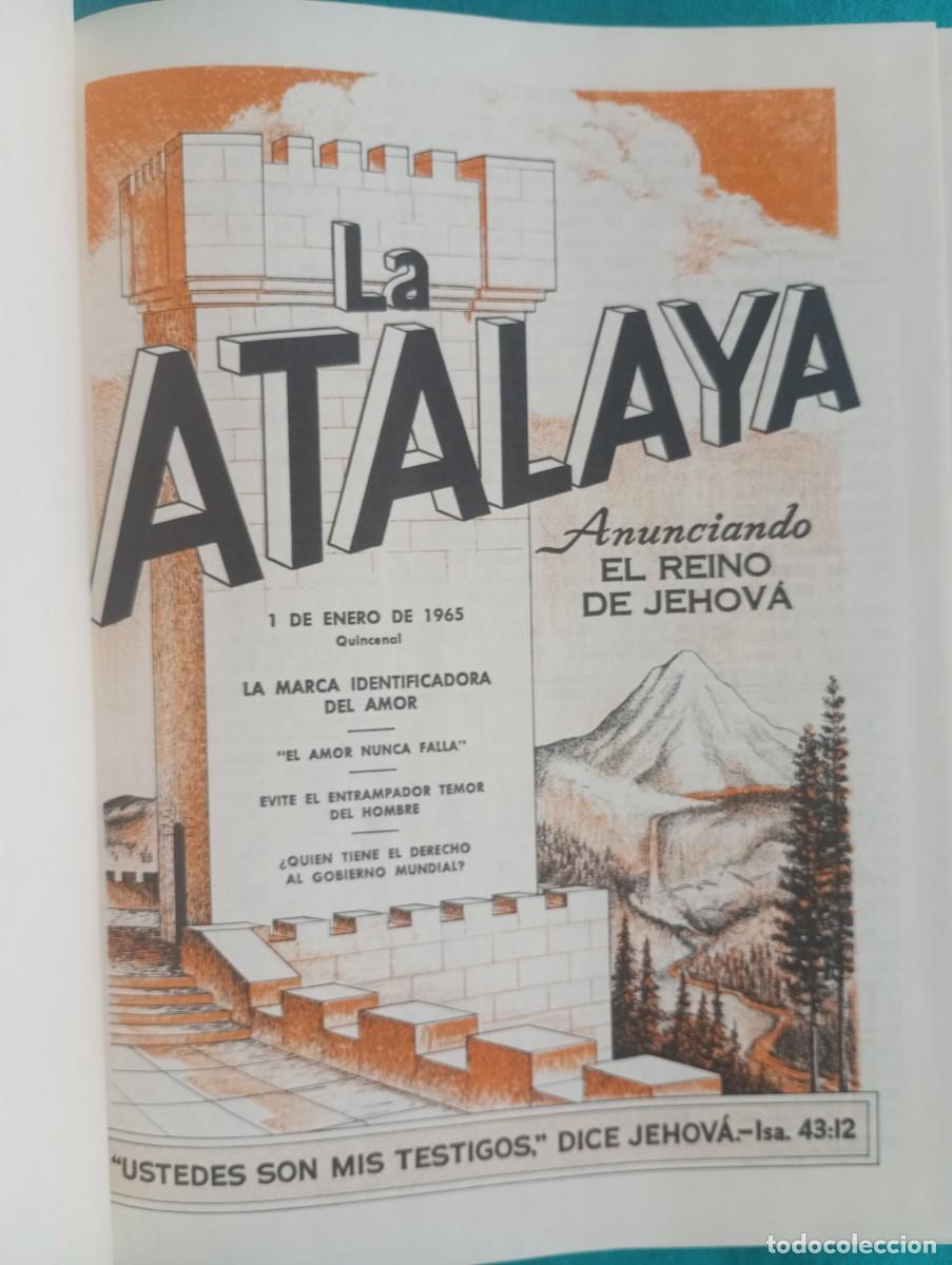 Libros de segunda mano: LA ATALAYA REVISTA 1965 A&Ntilde;O COMPLETO EN UN TOMO BUEN ESTADO LIBRO RELIGION