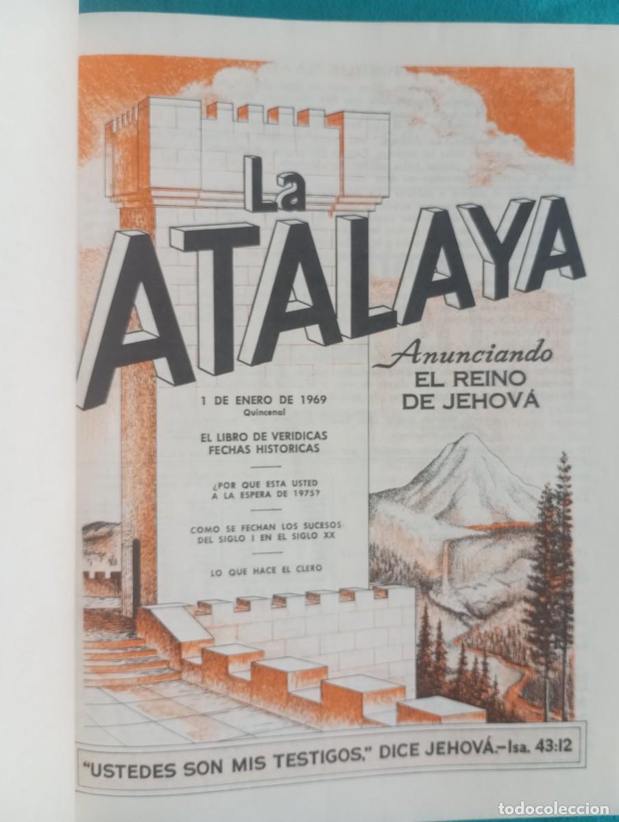 Libros de segunda mano: LA ATALAYA REVISTA 1969 A&Ntilde;O COMPLETO EN UN TOMO BUEN ESTADO LIBRO RELIGION