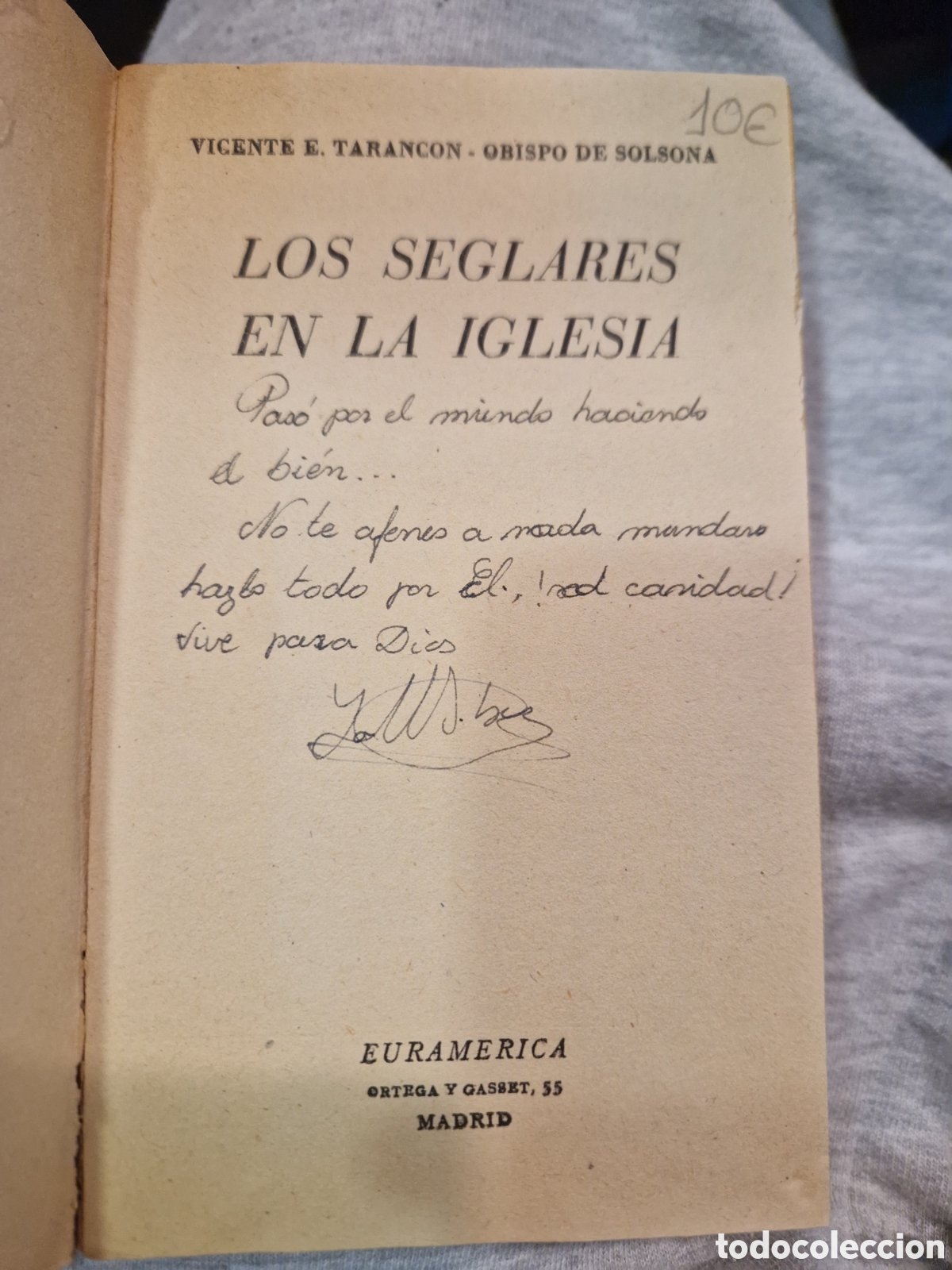Libros de segunda mano: TARANC&Oacute;N, Vicente E. Los seglares en la Iglesia. - Foto 2