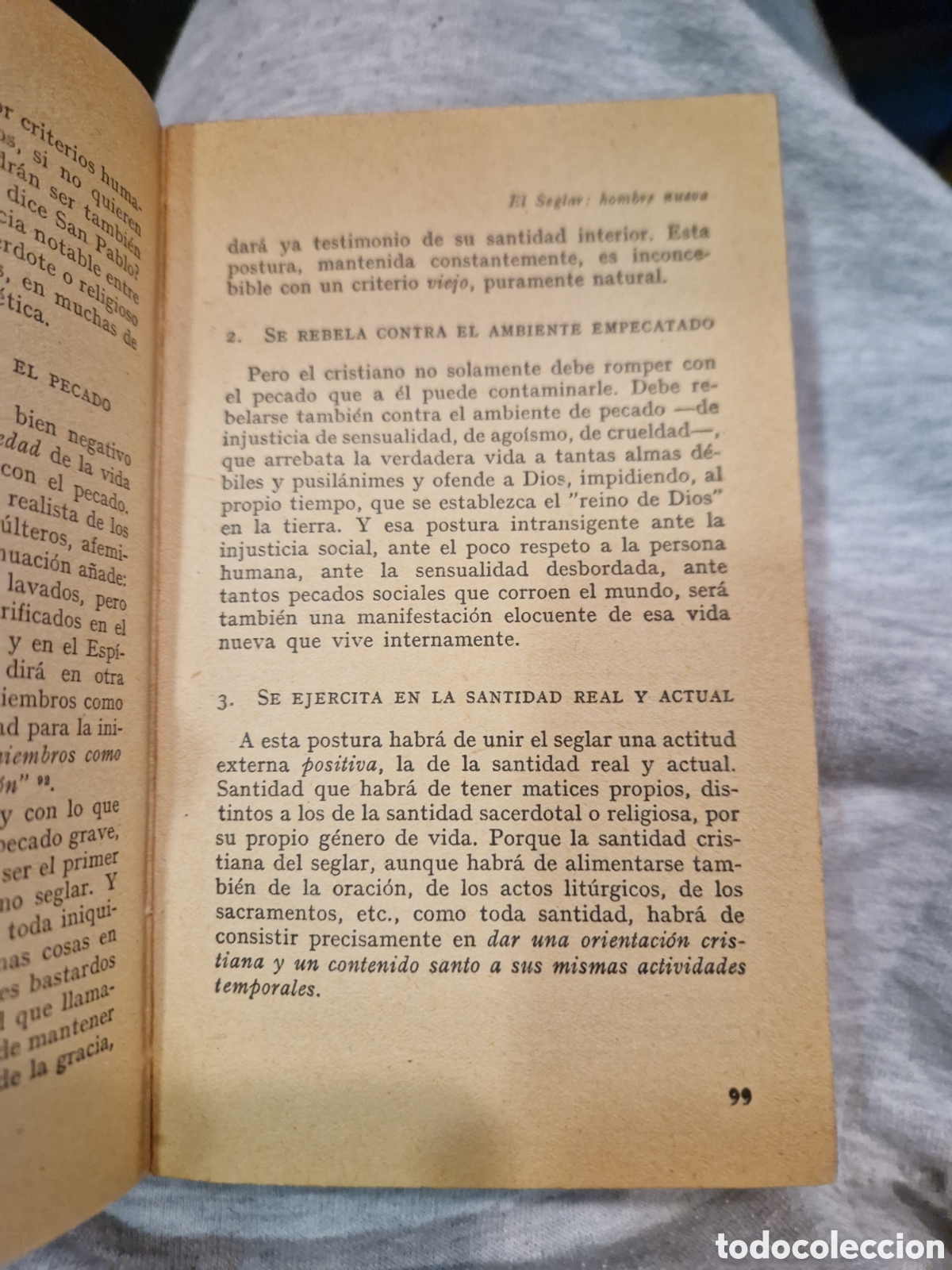 Libros de segunda mano: TARANC&Oacute;N, Vicente E. Los seglares en la Iglesia. - Foto 3