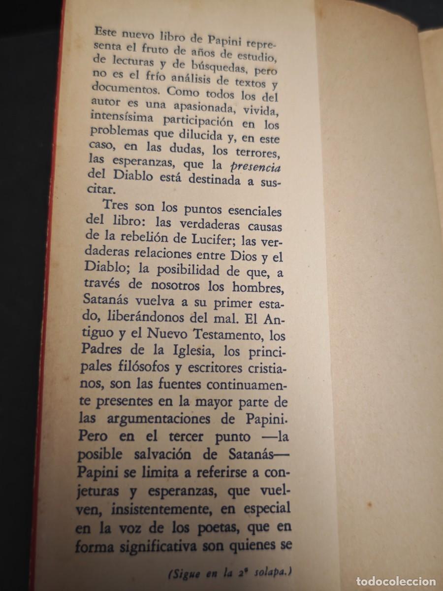 Libros de segunda mano: EL DIABLO - GIOVANNI PAPINI - Foto 2