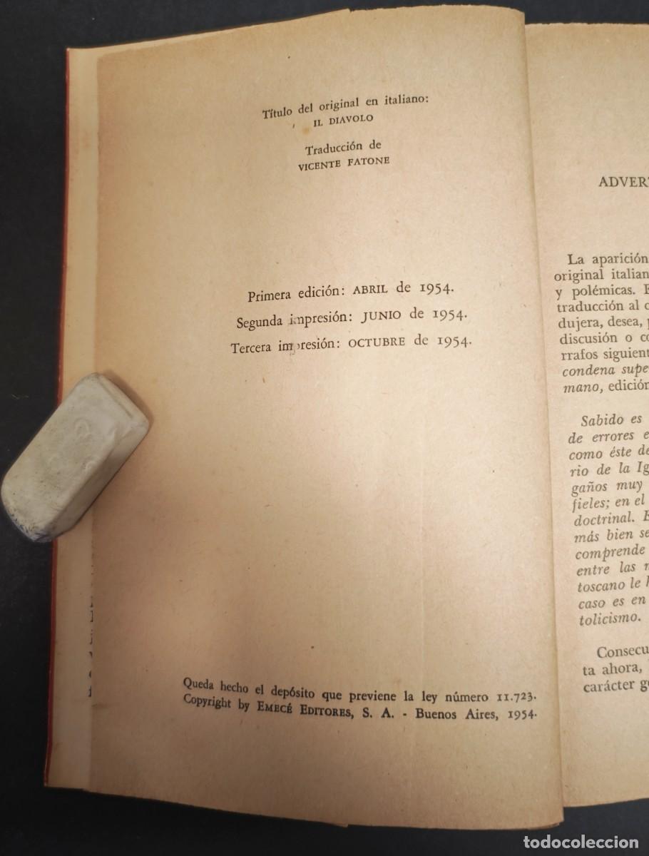 Libros de segunda mano: EL DIABLO - GIOVANNI PAPINI - Foto 3