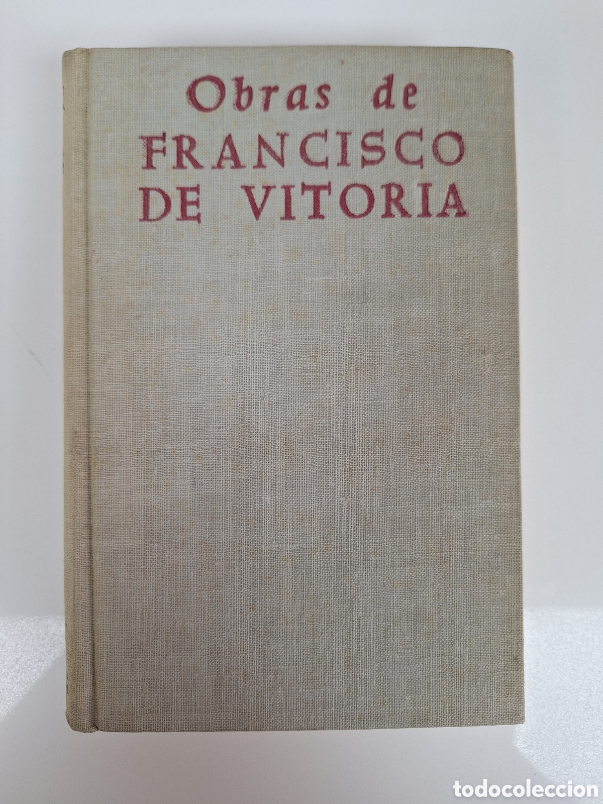 Libros de segunda mano: Obras de Francisco de Vitoria, BAC