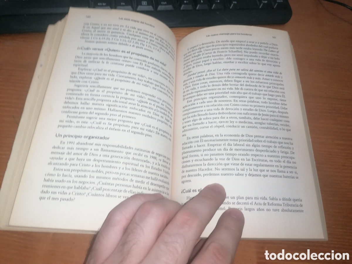 Libros de segunda mano: Libro: LAS SIETE ETAPAS EN LA VIDA DEL HOMBRE Patrick M. Morley - Foto 5