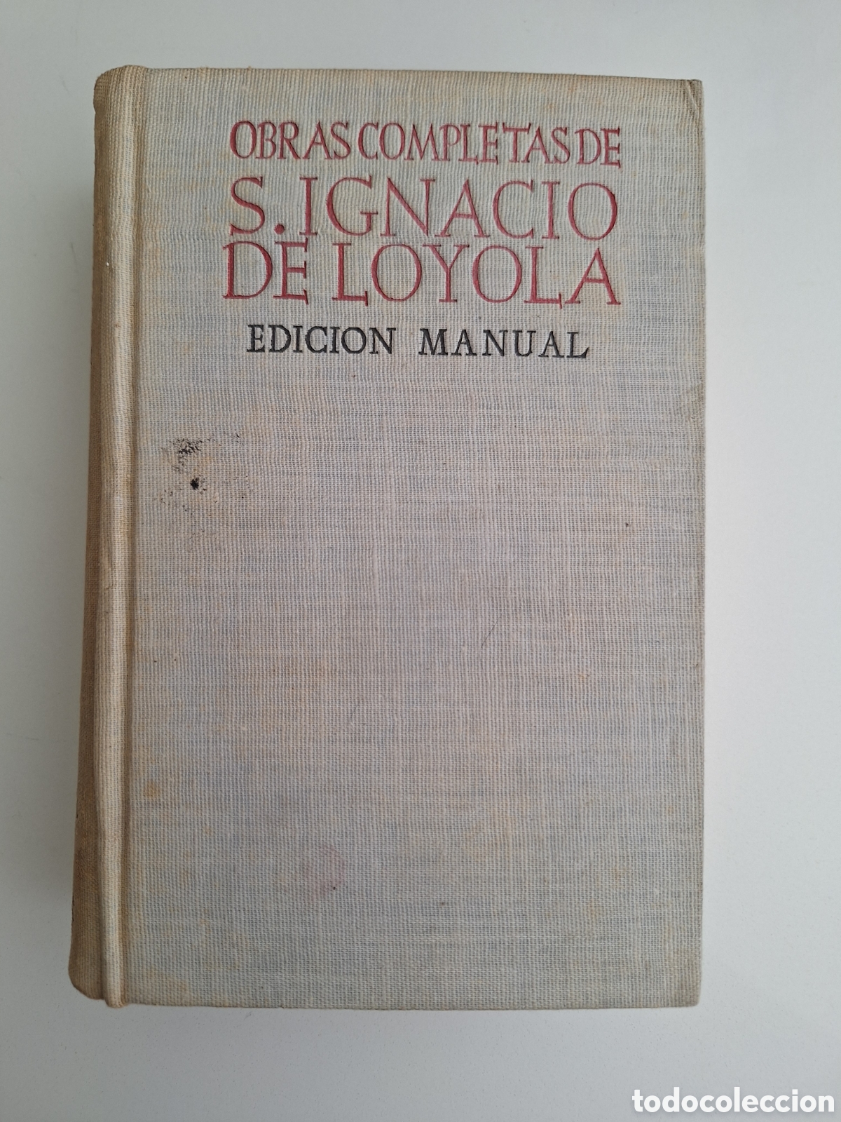 Libros de segunda mano: Obras completas de San Ignacio. Edicion manual, BAC