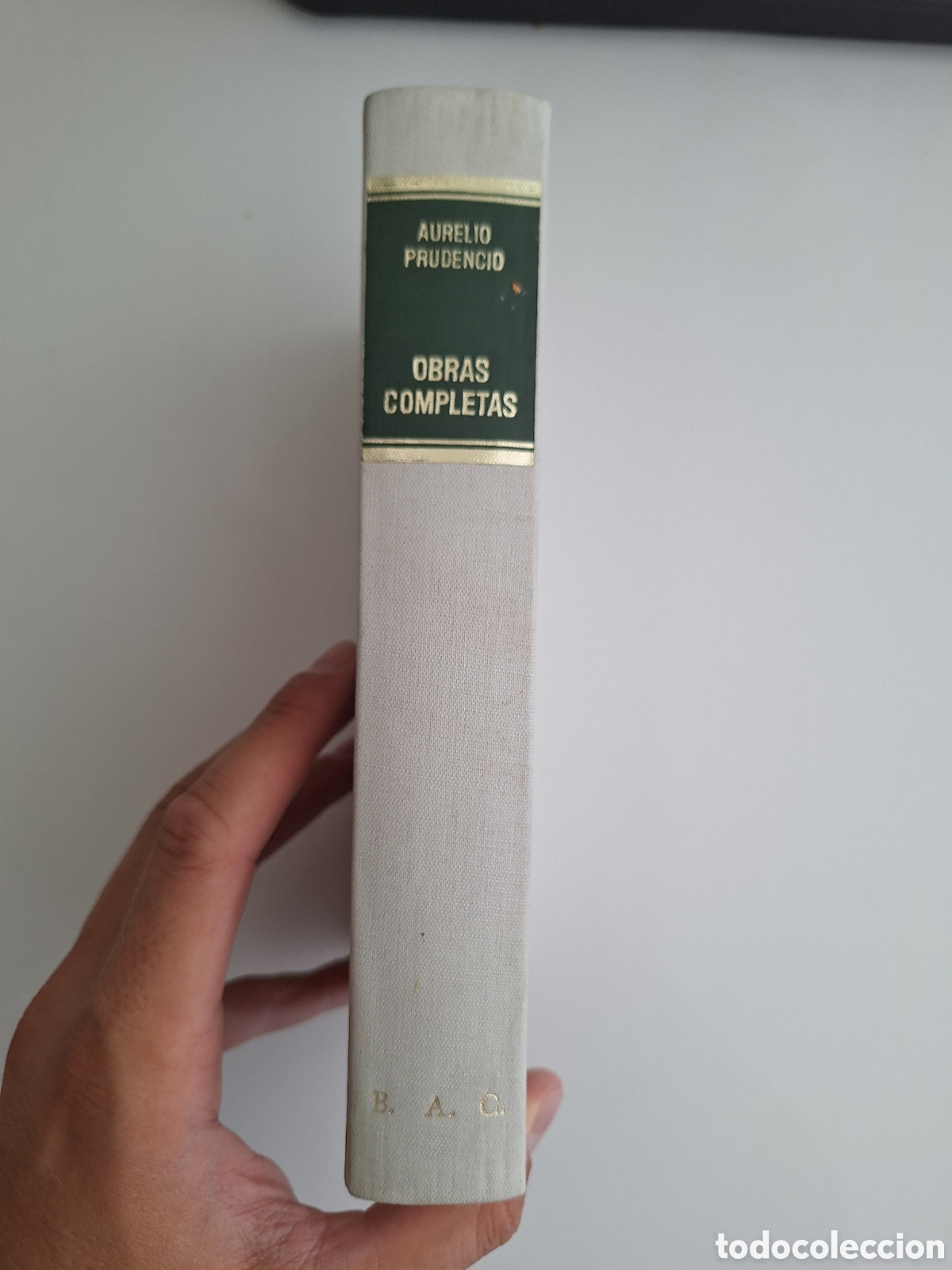 Libros de segunda mano: Obras completas de Aurelio Prudencio (biling&uuml;e) - Foto 2