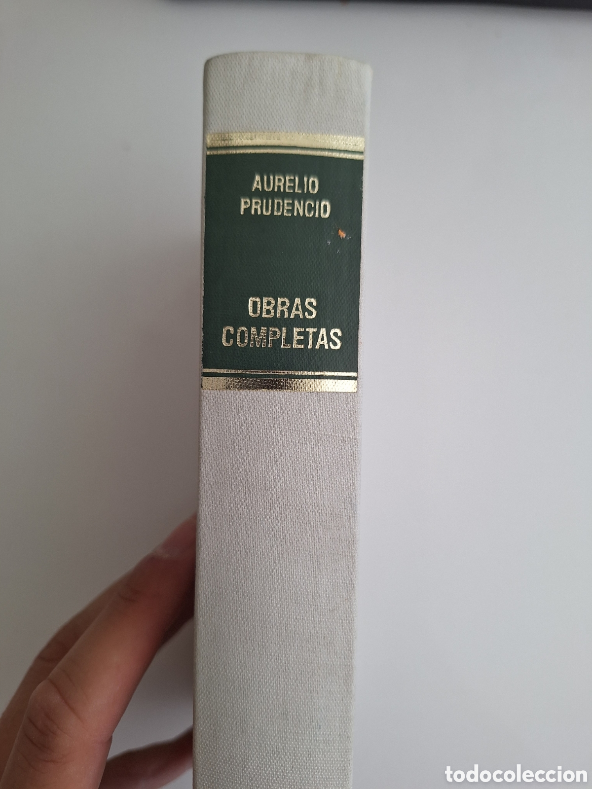 Libros de segunda mano: Obras completas de Aurelio Prudencio (biling&uuml;e)
