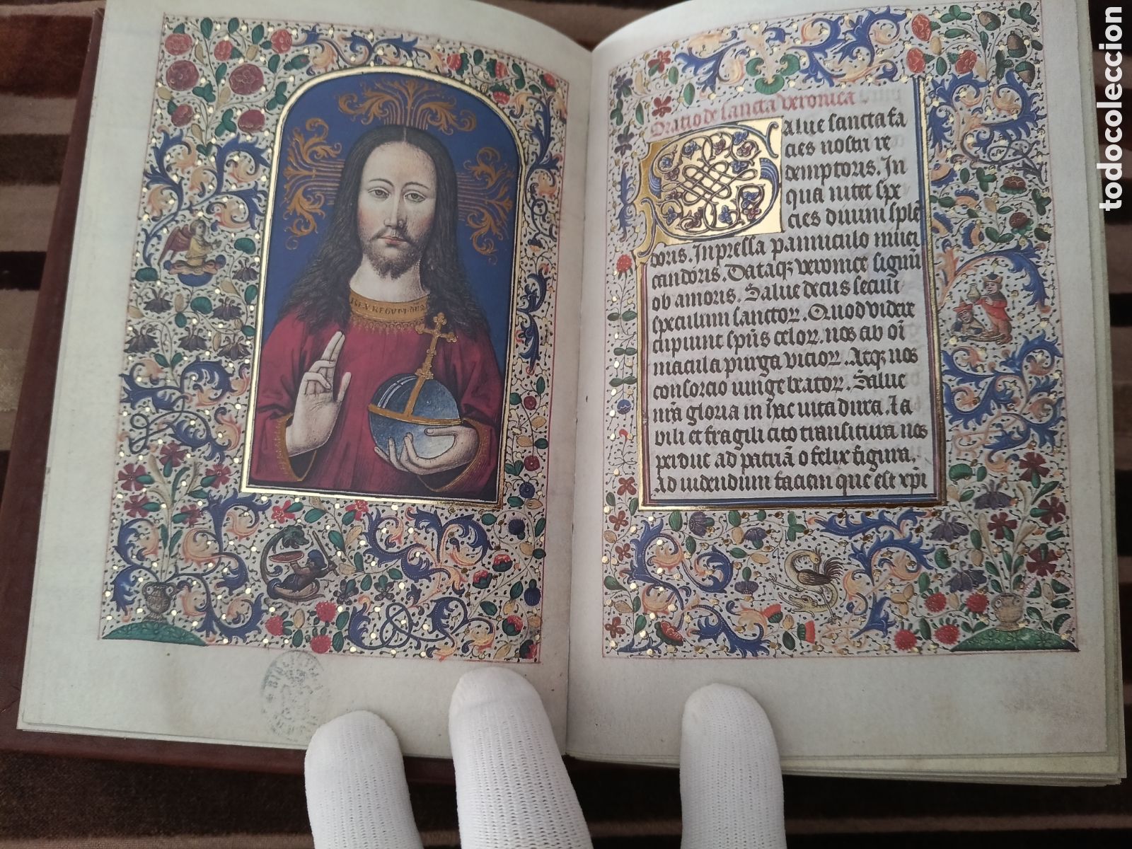 Libros de segunda mano: LIBRO DE HORAS DE LEONOR DE LA VEGA. Facs&iacute;mil y libro de estudios. - Foto 4