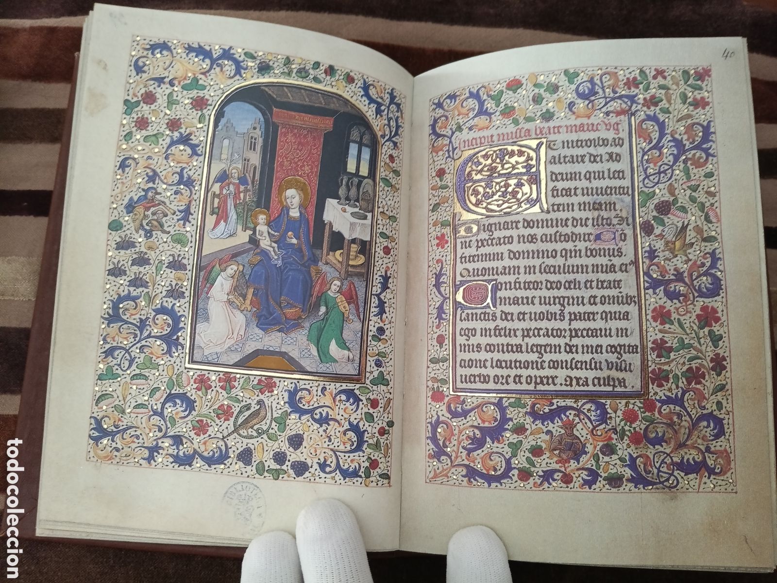 Libros de segunda mano: LIBRO DE HORAS DE LEONOR DE LA VEGA. Facs&iacute;mil y libro de estudios. - Foto 17